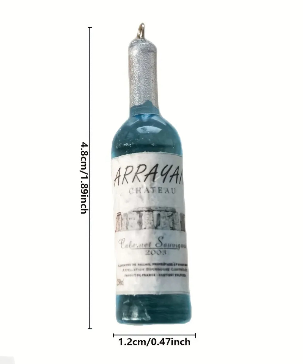 Breloque pour bouteille de vin