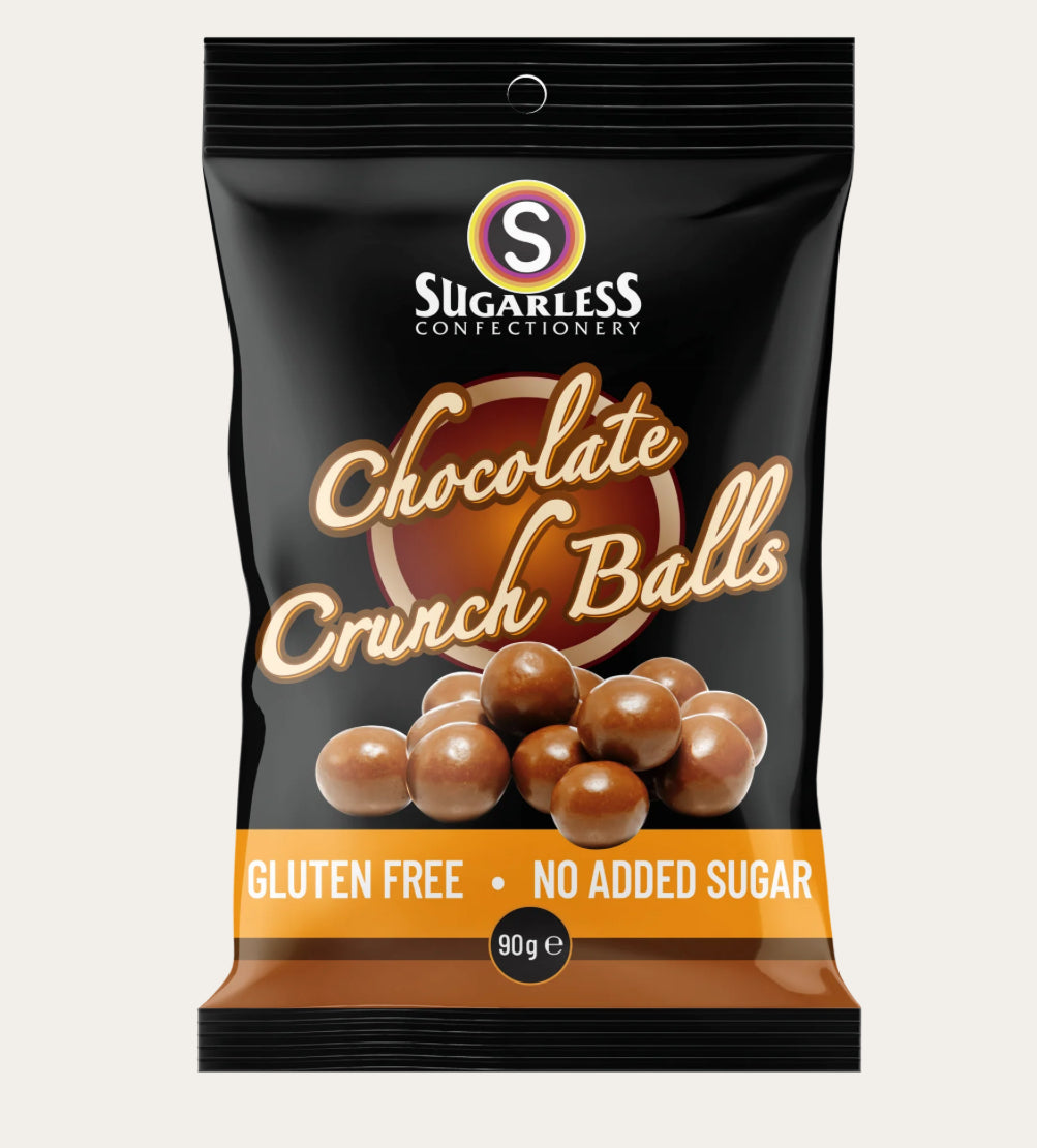 Boules de chocolat croquantes sans sucre 90 g