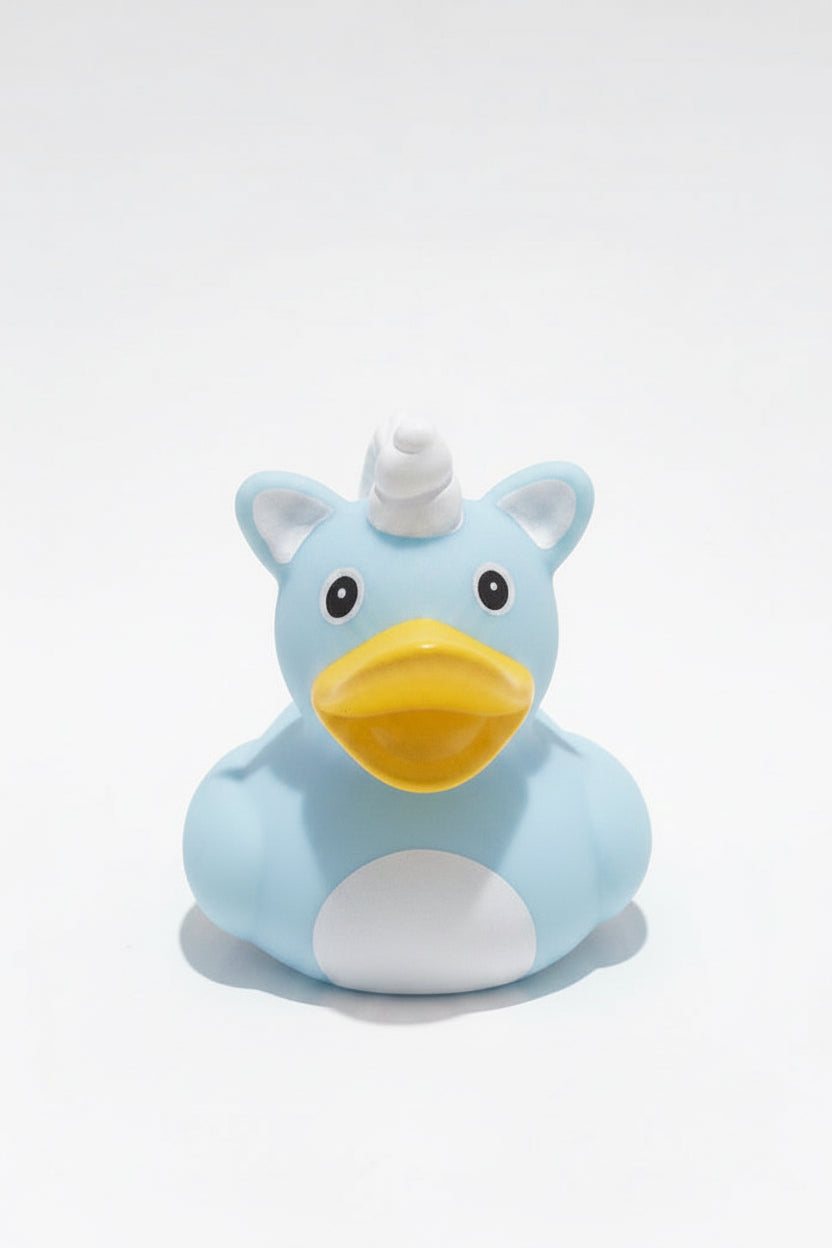 Blue Unicorn Rubber Duck