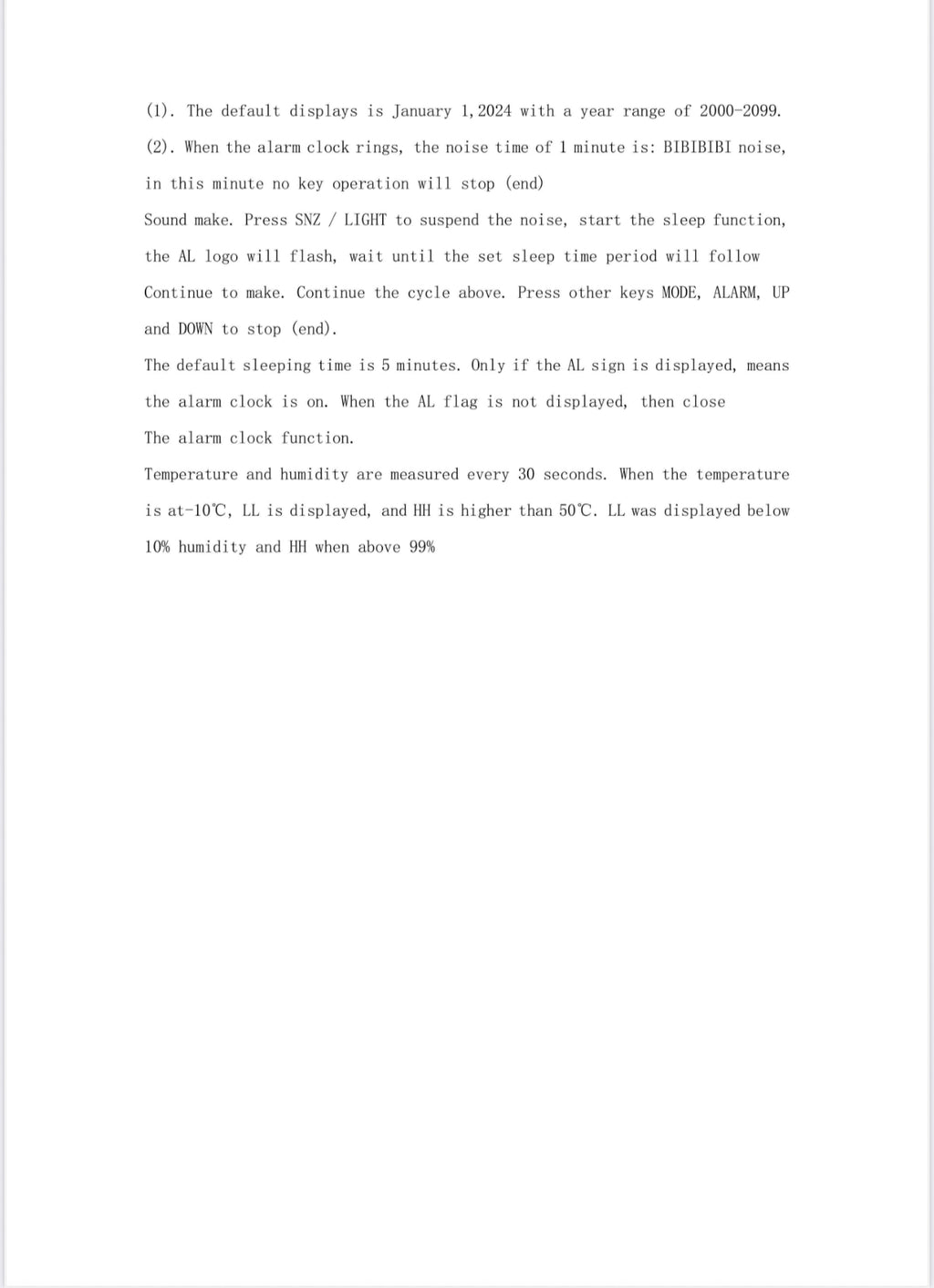 Projector Alarm Clock