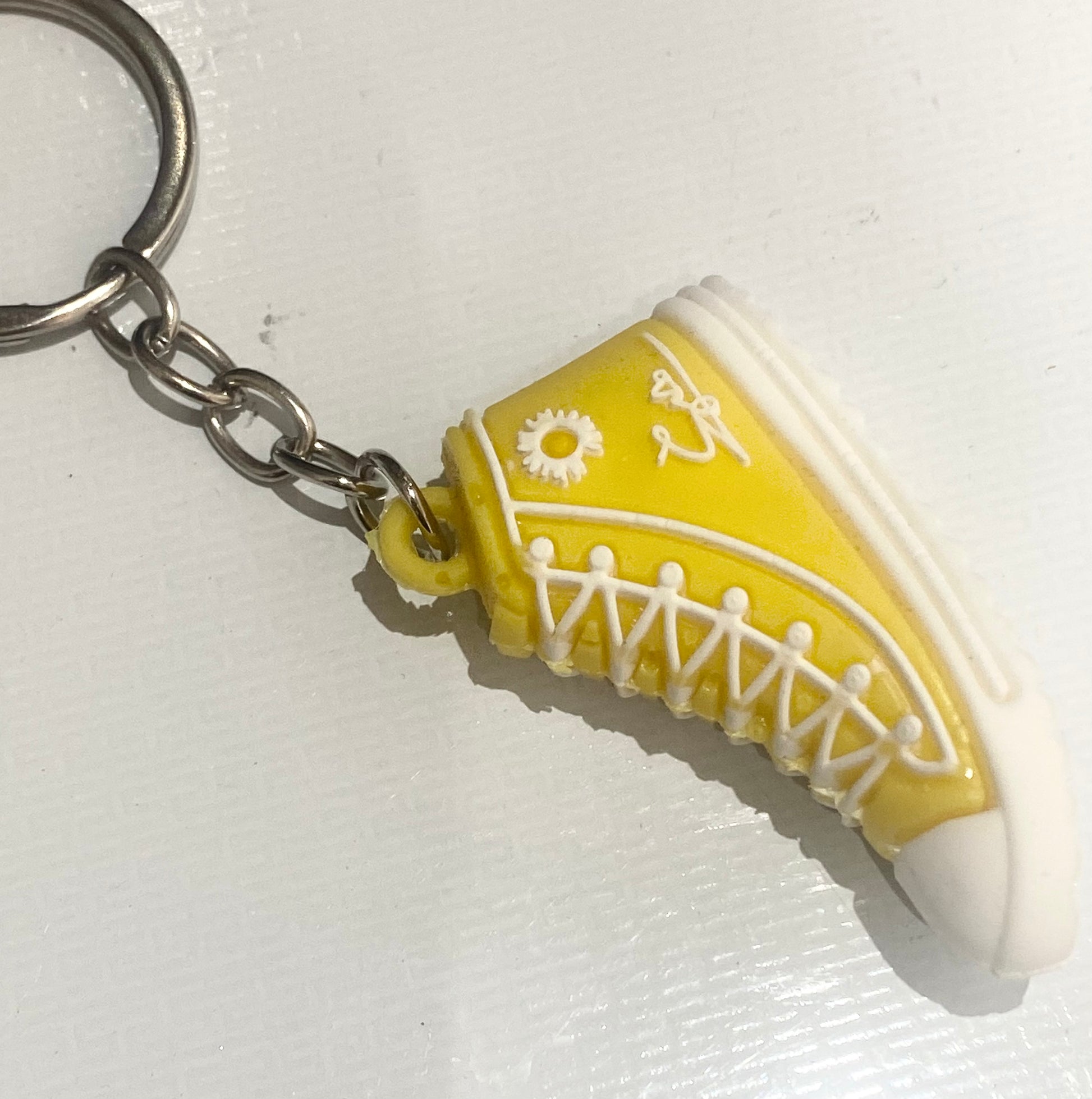 Yellow Sport Shoe Keyring