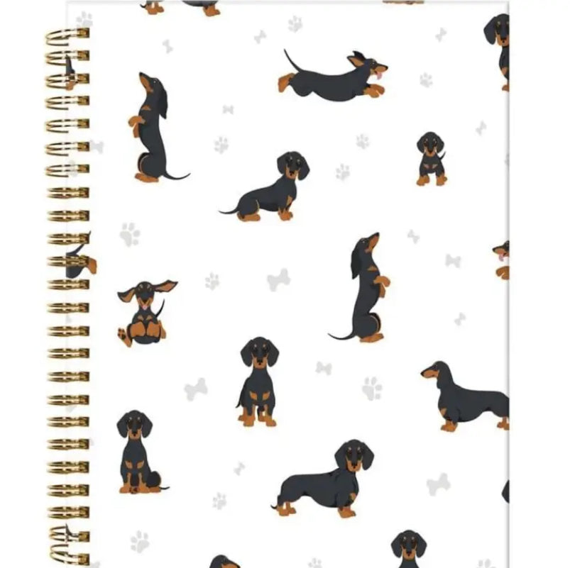 Dachshund Spiral Journal