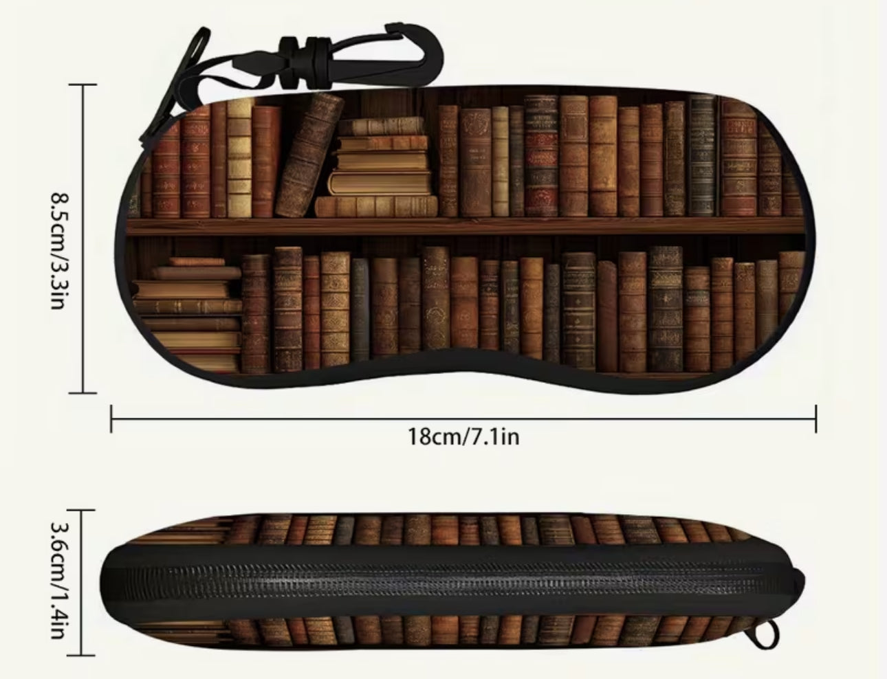 Library Glasses Case