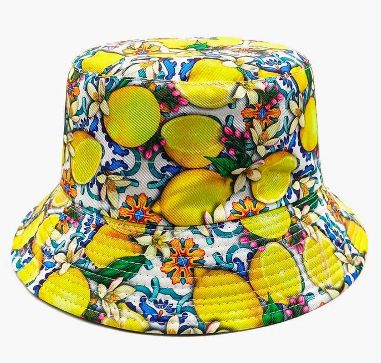 Bob fleuri citron