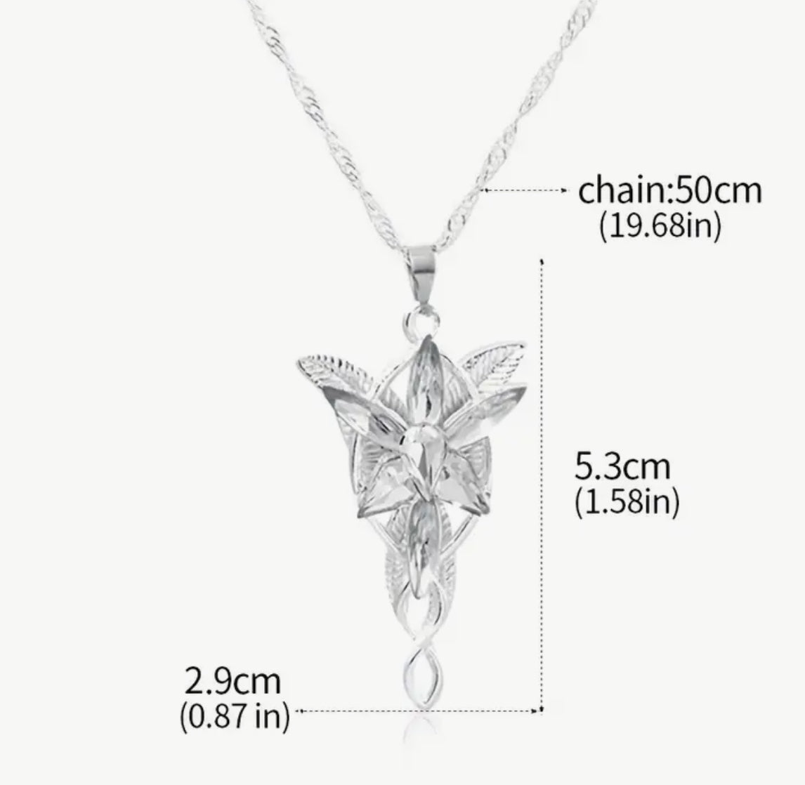 Medieval zirconia necklace