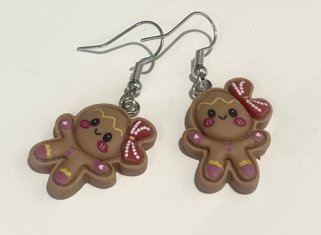 Hypoallergenic Gingerbread Earrings (choice of 6 styles )
