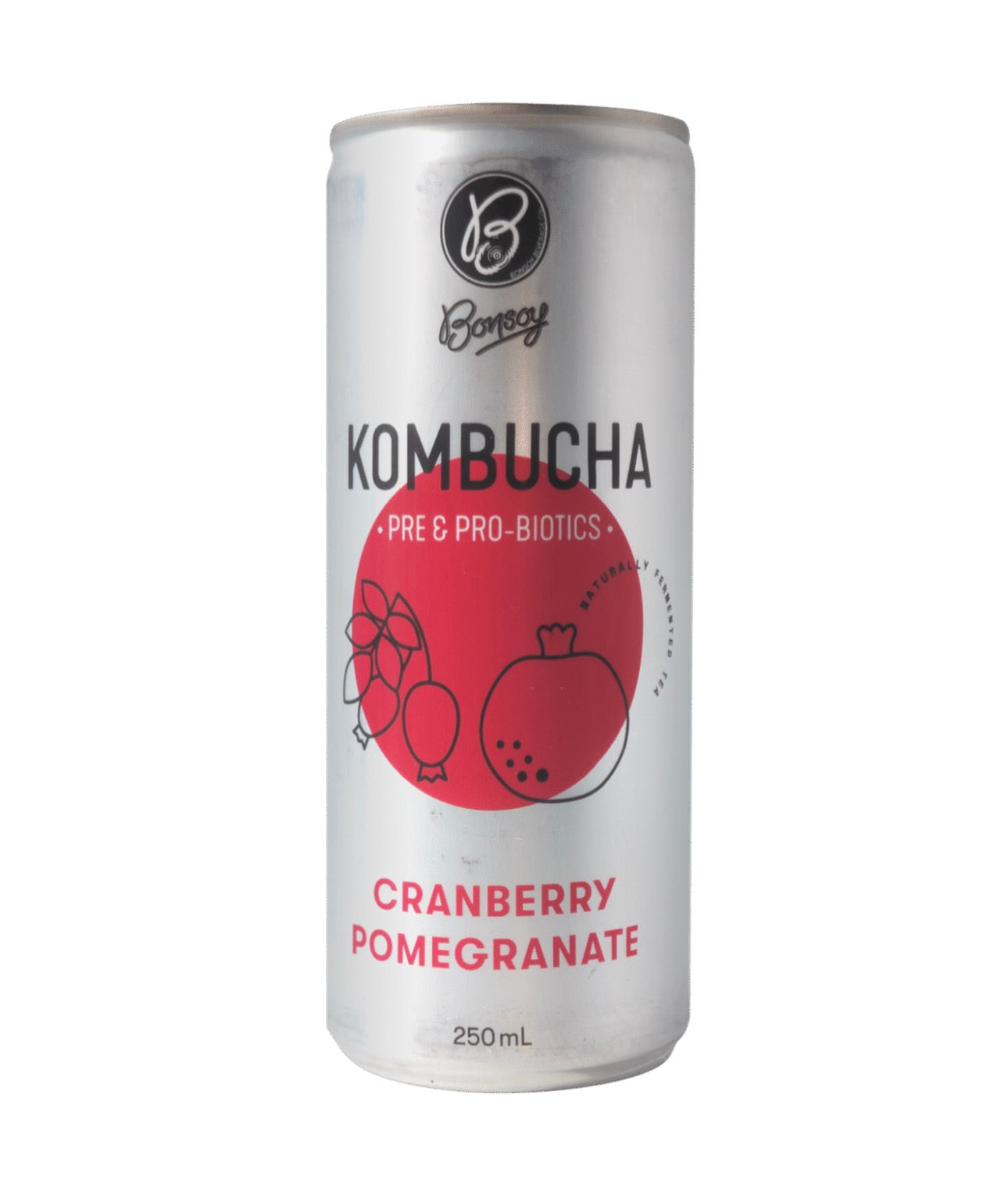 Cranberry & Pomegranate Kombucha 250mL