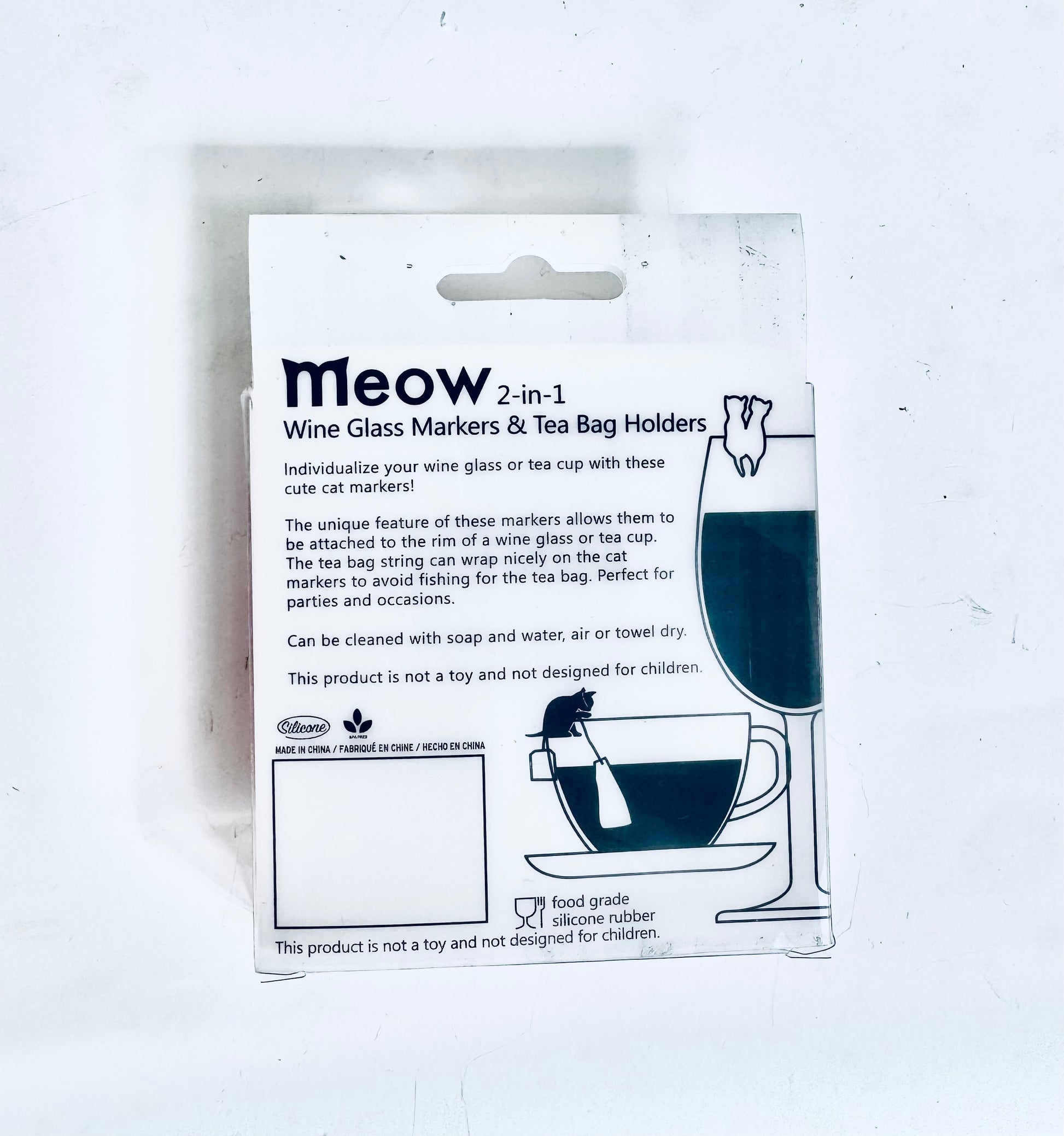 Cat Glass Marker Identifiers Set