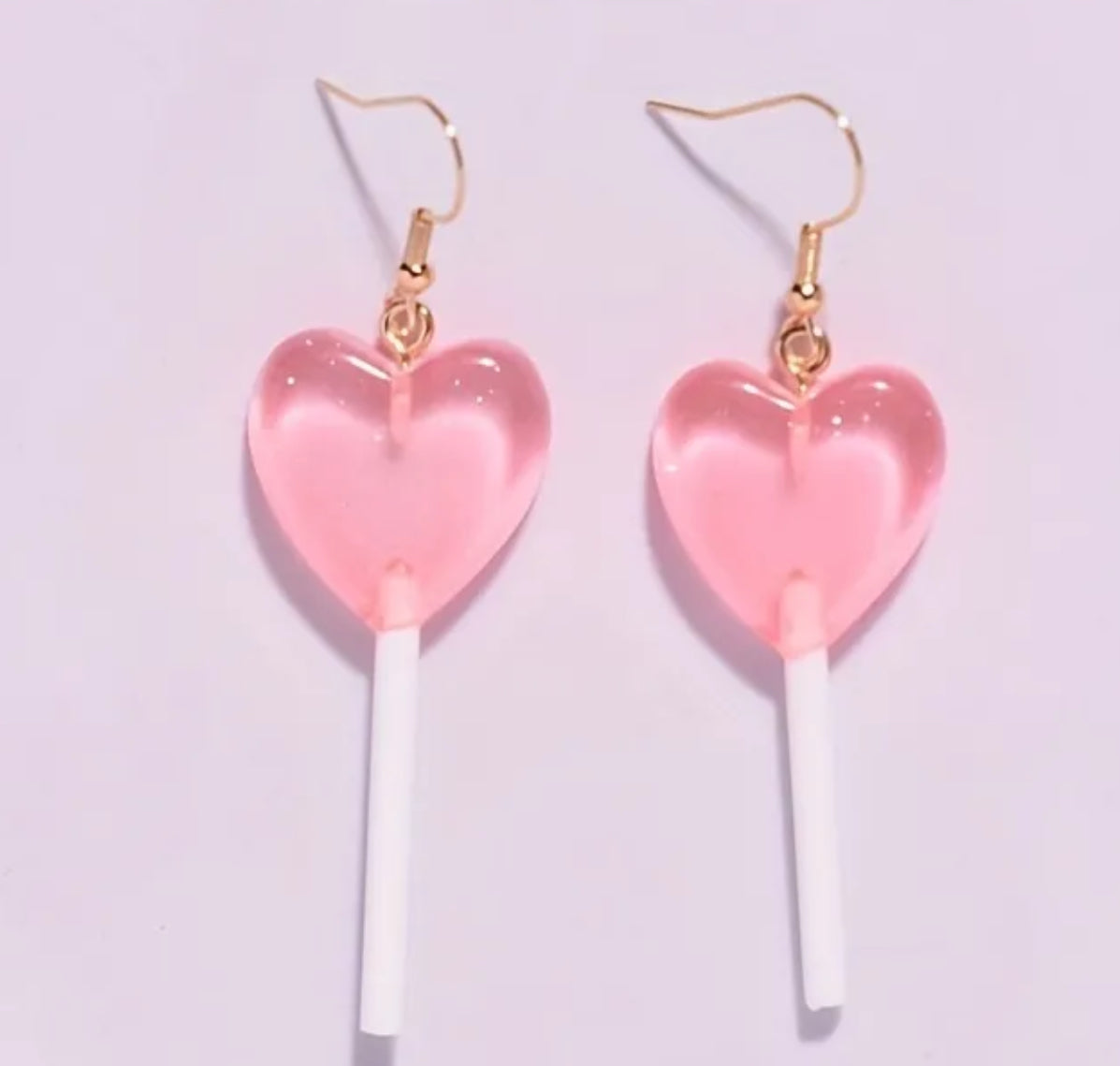 Lollipop sterling silver earrings