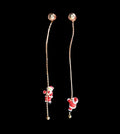 Climbing Santa Earrings