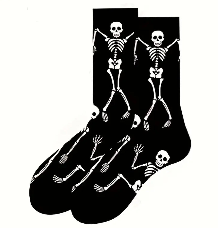 Skeleton socks