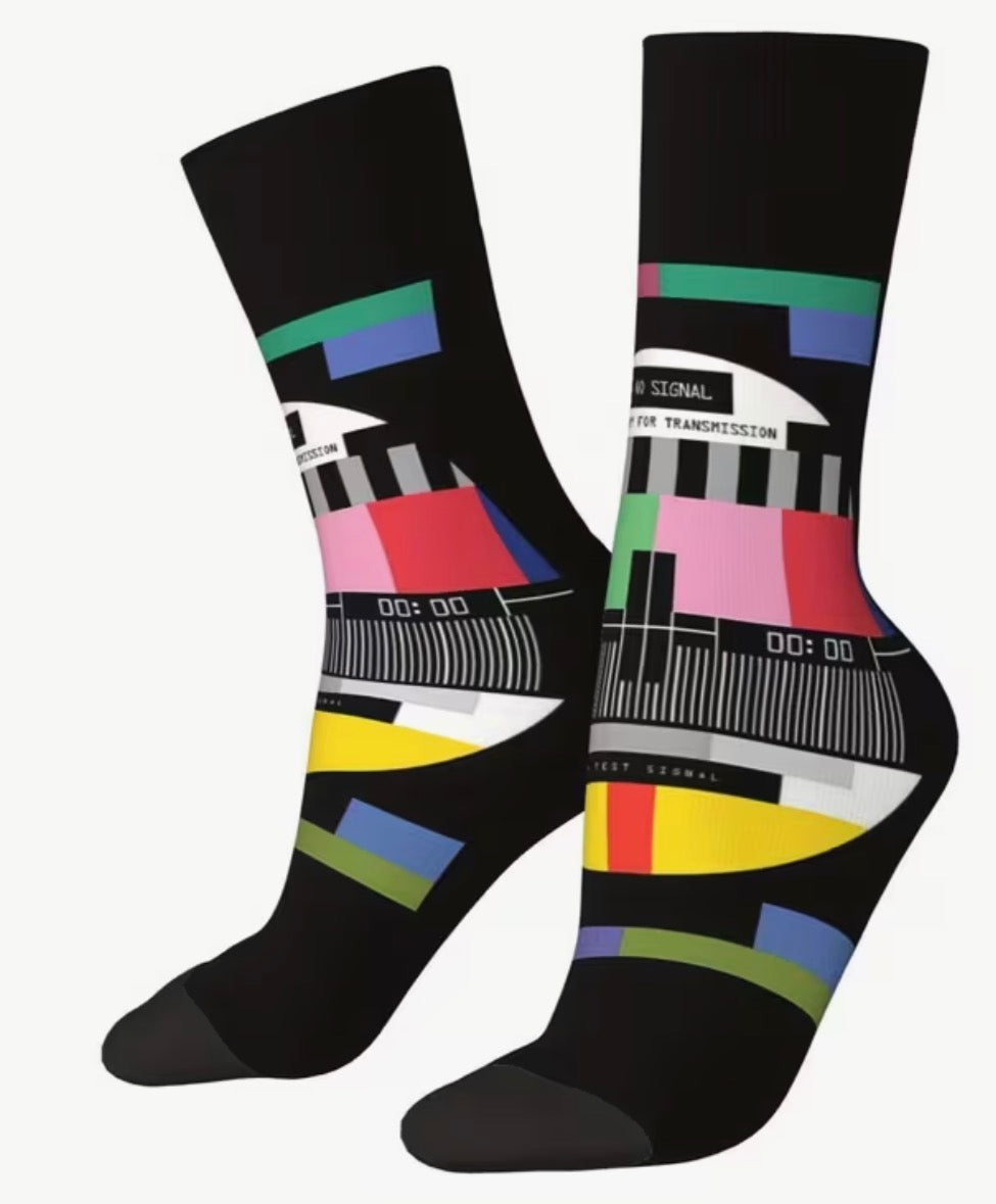 Retro TV Socks