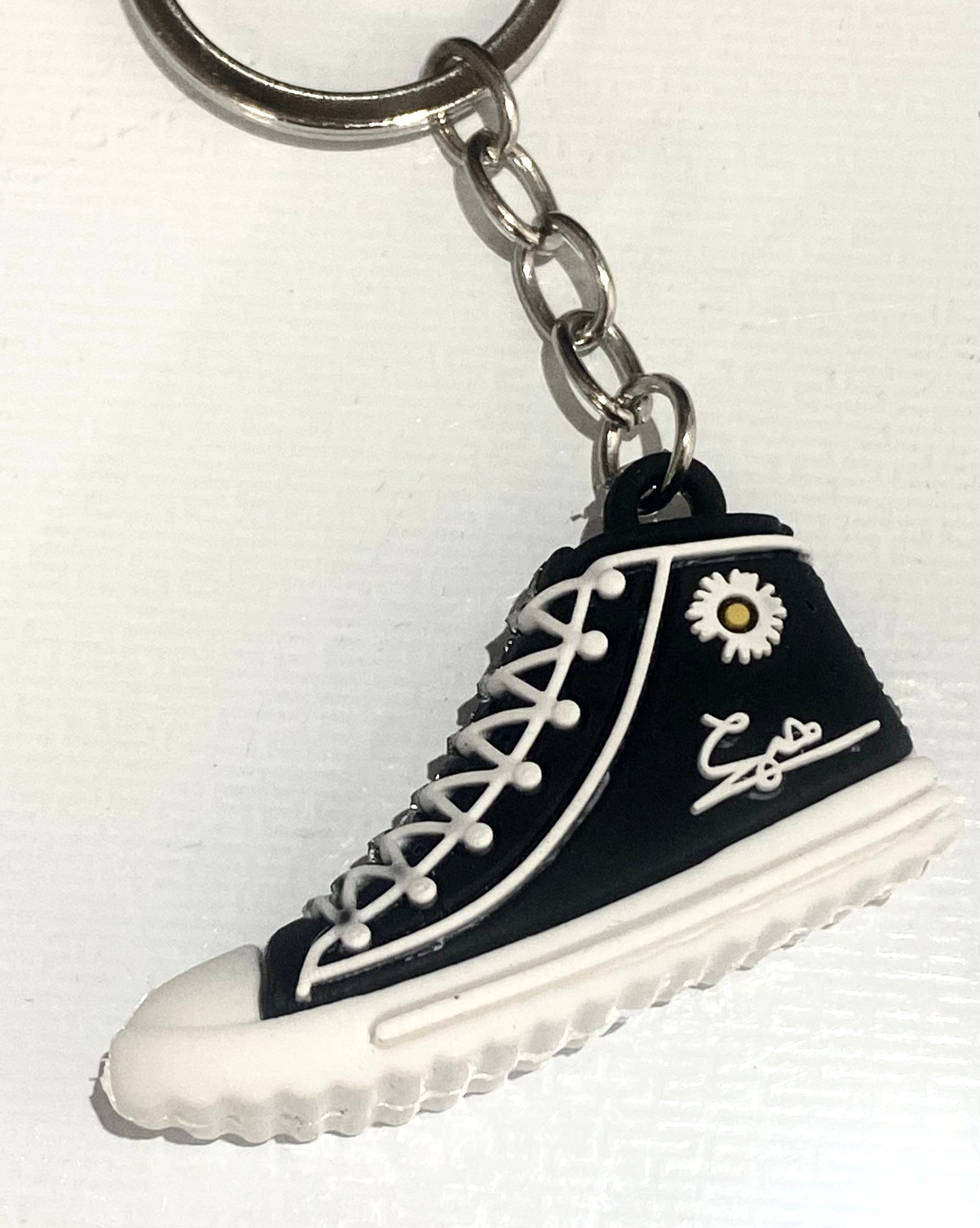 Black Sport Shoe Keyring
