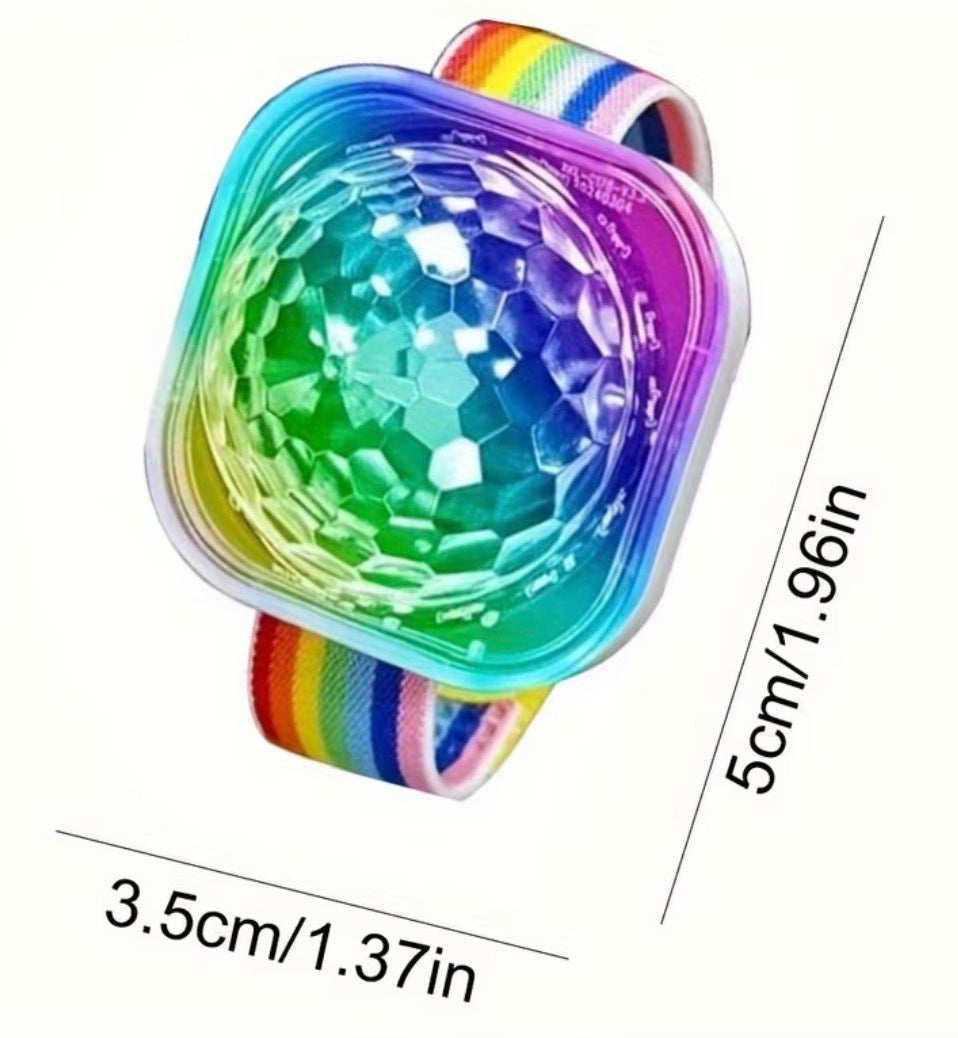 Disco ball and lights bracelet
