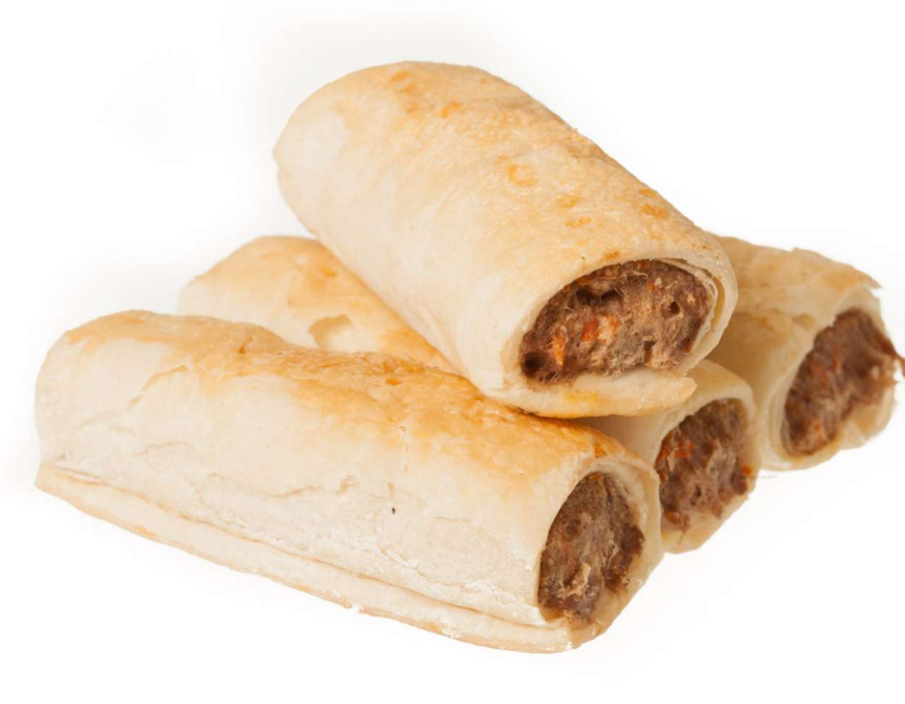 Rouleau de saucisse végétalien au bœuf et aux carottes