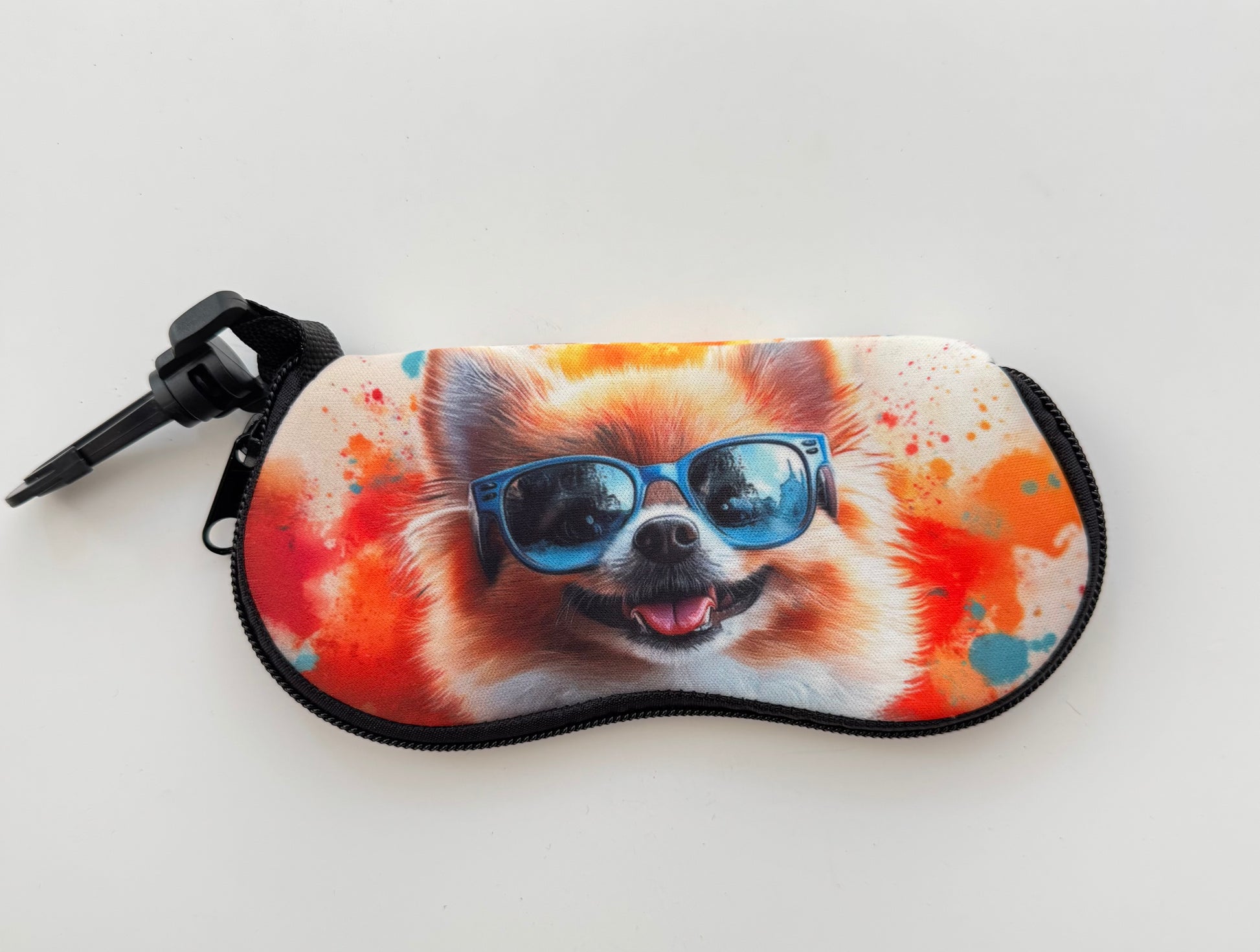 Pomeranian Glasses Case