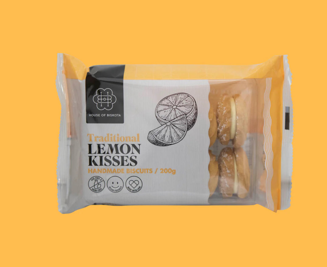 Gluten-Free Lemon Kisses Biscuits 200g