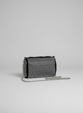 Silver Studded Black Handbag