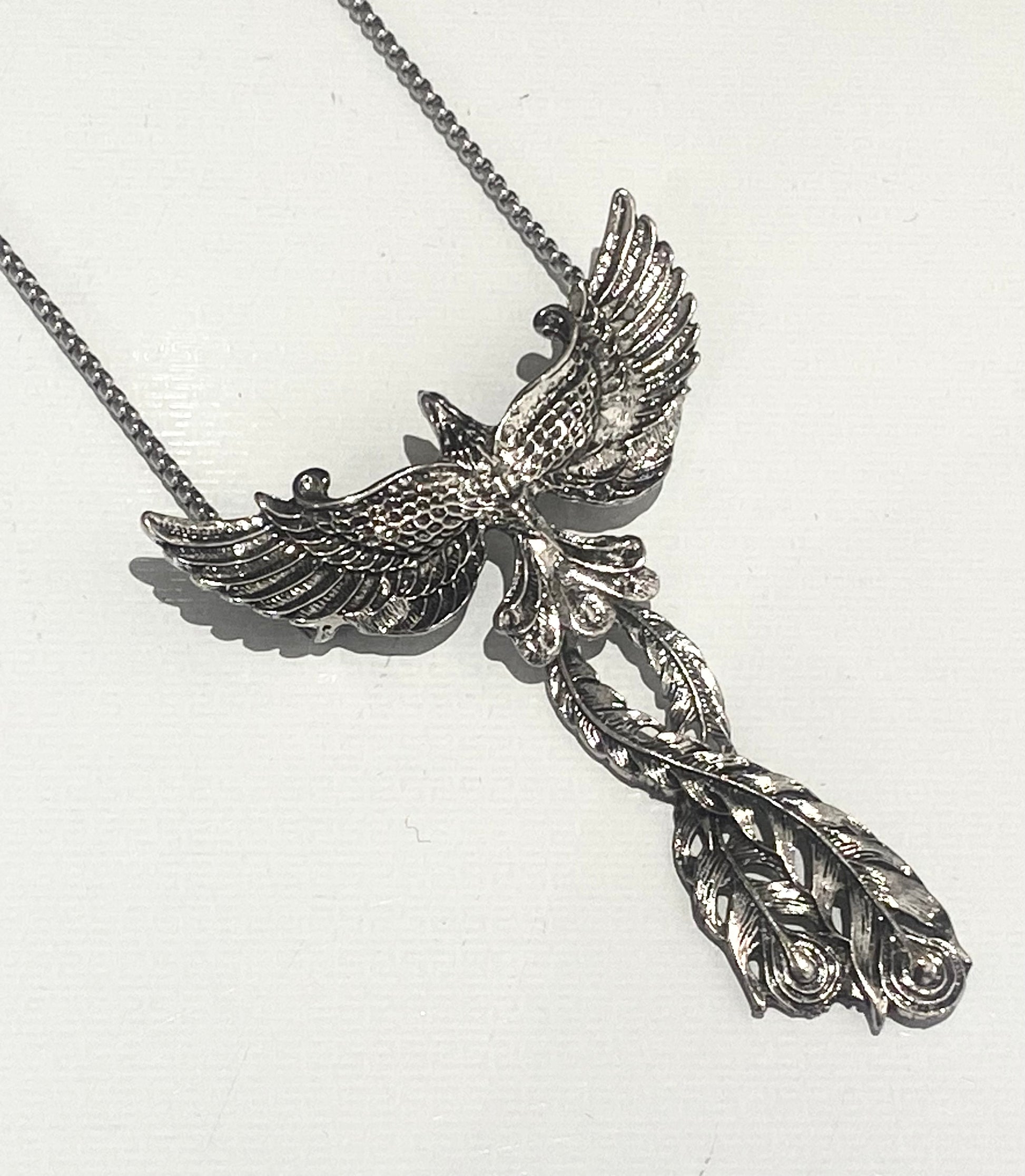 Silver Phoenix Necklace