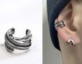 Boucles d'oreilles en plumes (courtes)