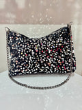 Silver black Handbag