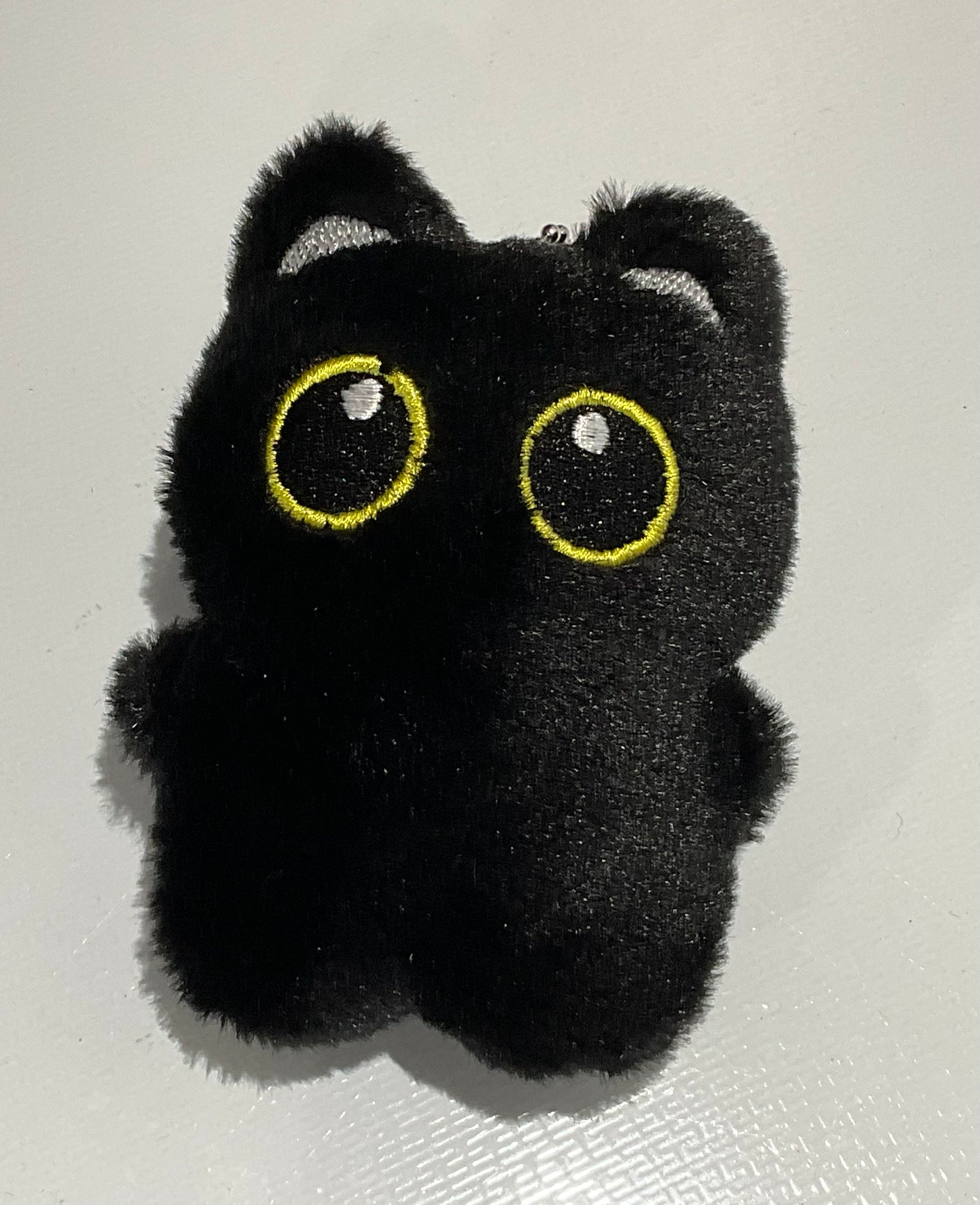 Black Cat Keychain or Bag Charm