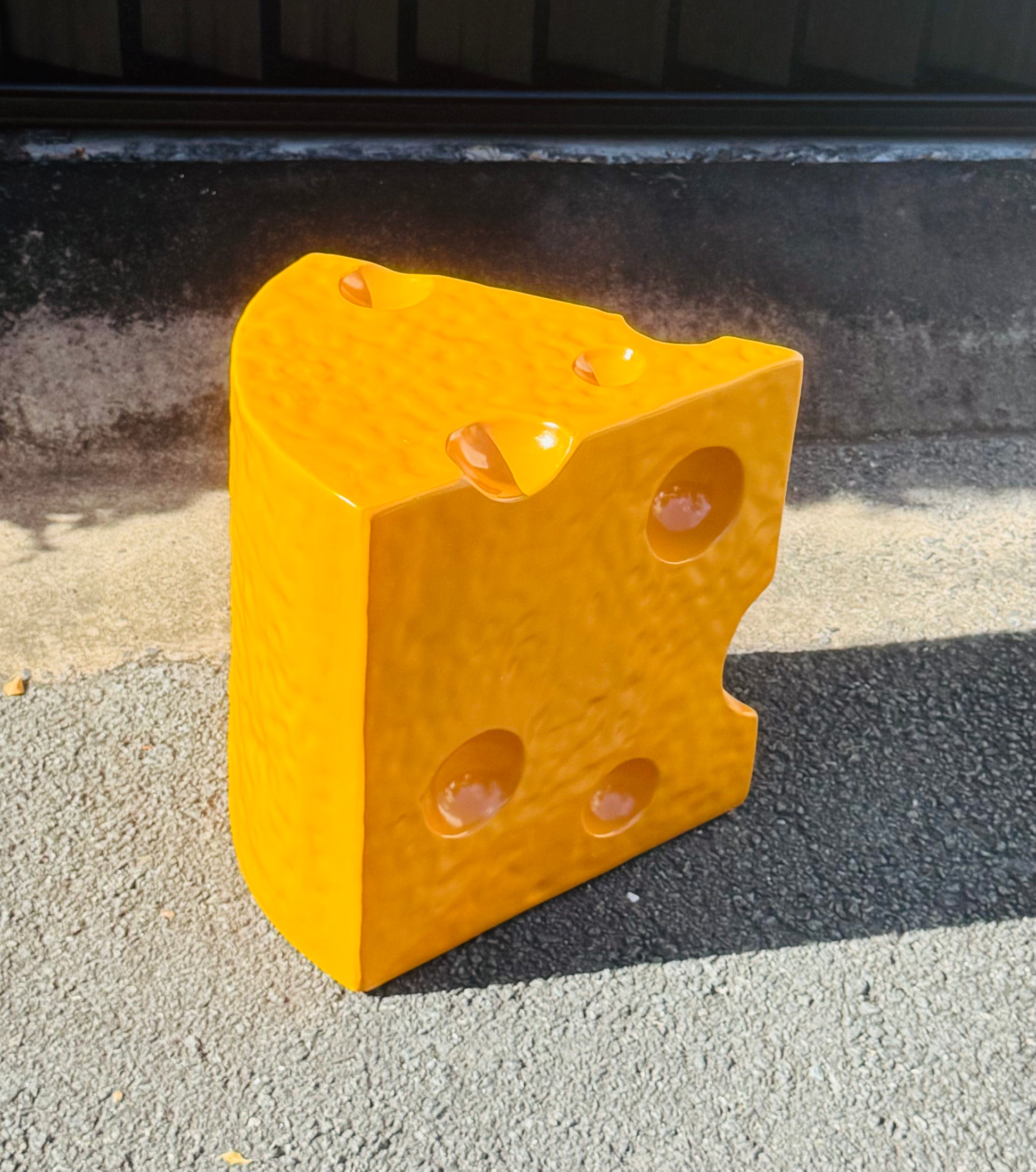 Resin Cheese Stool or Side Table