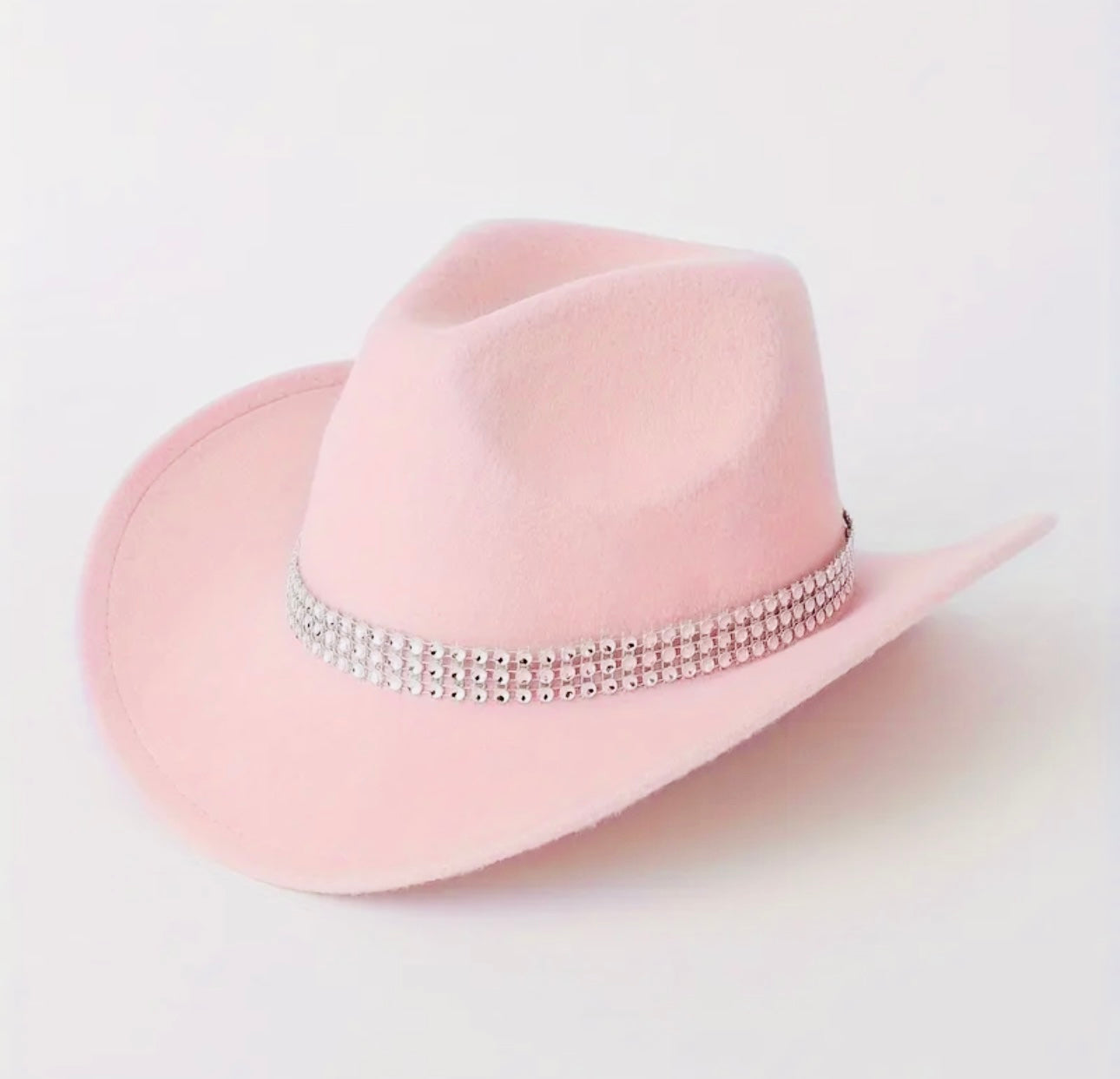 Pink Cowboy Hat with Diamantes
