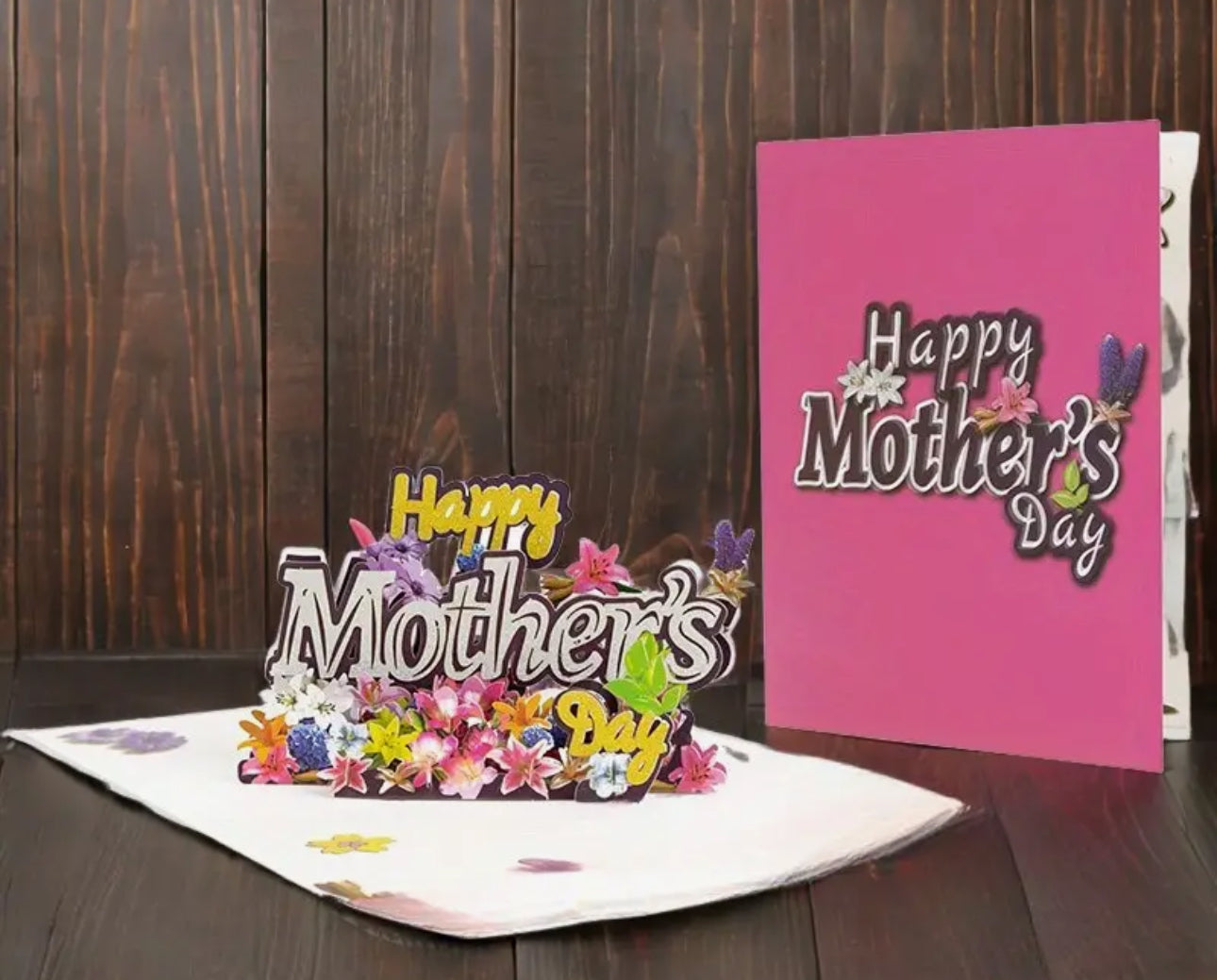 3D Flowers Mother’s Day Card