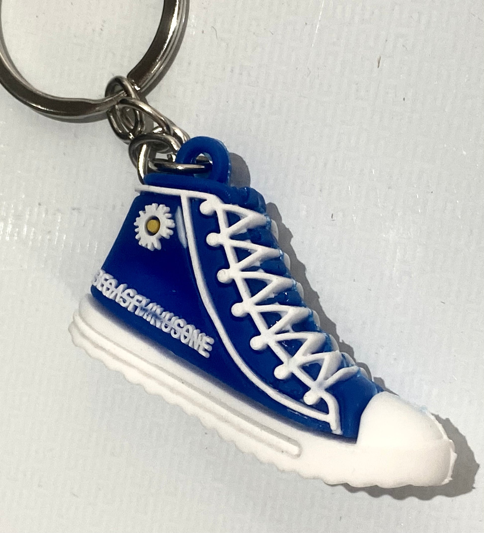 Blue Sport Shoe Keyring