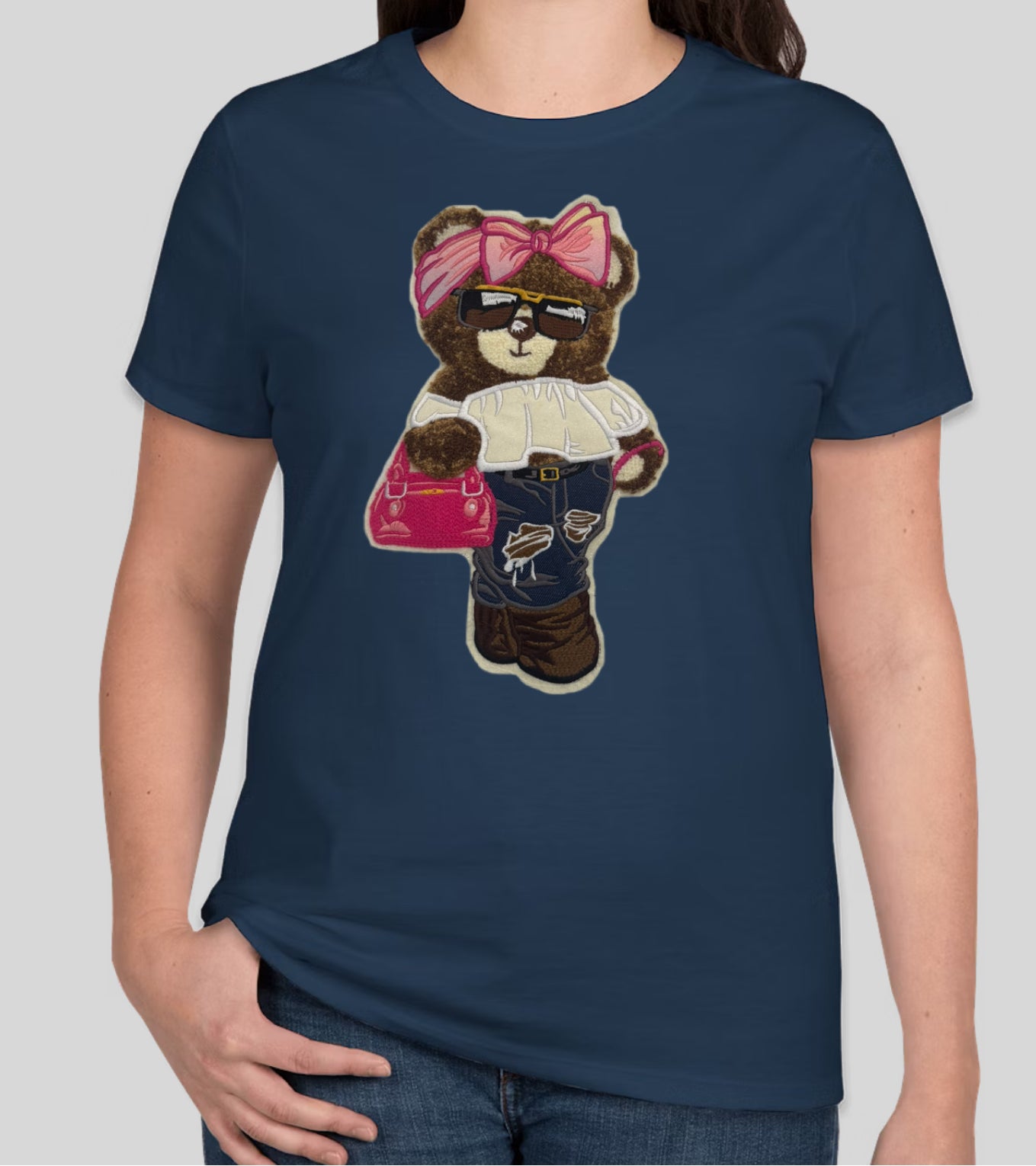 ‘Beary Fashionable’ 100% Cotton T-Shirt