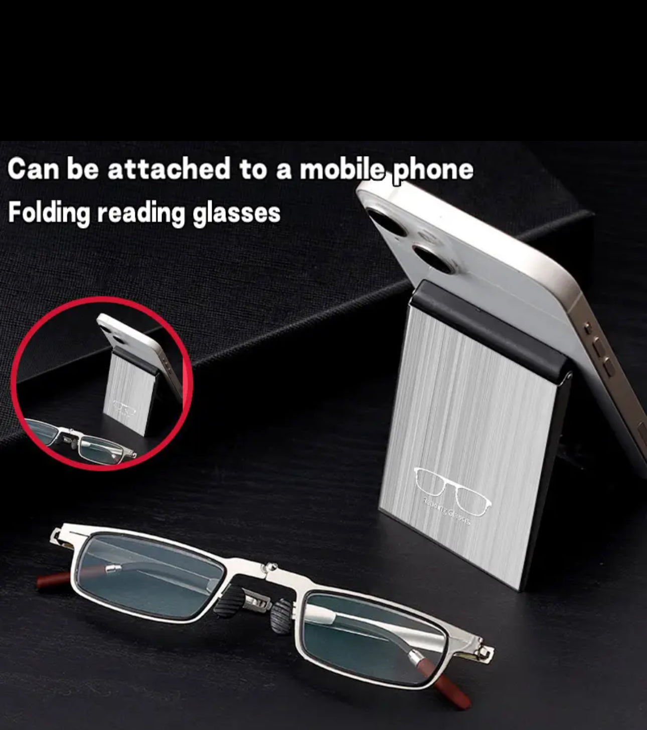 Foldable Stainless Steel Reading Glasses