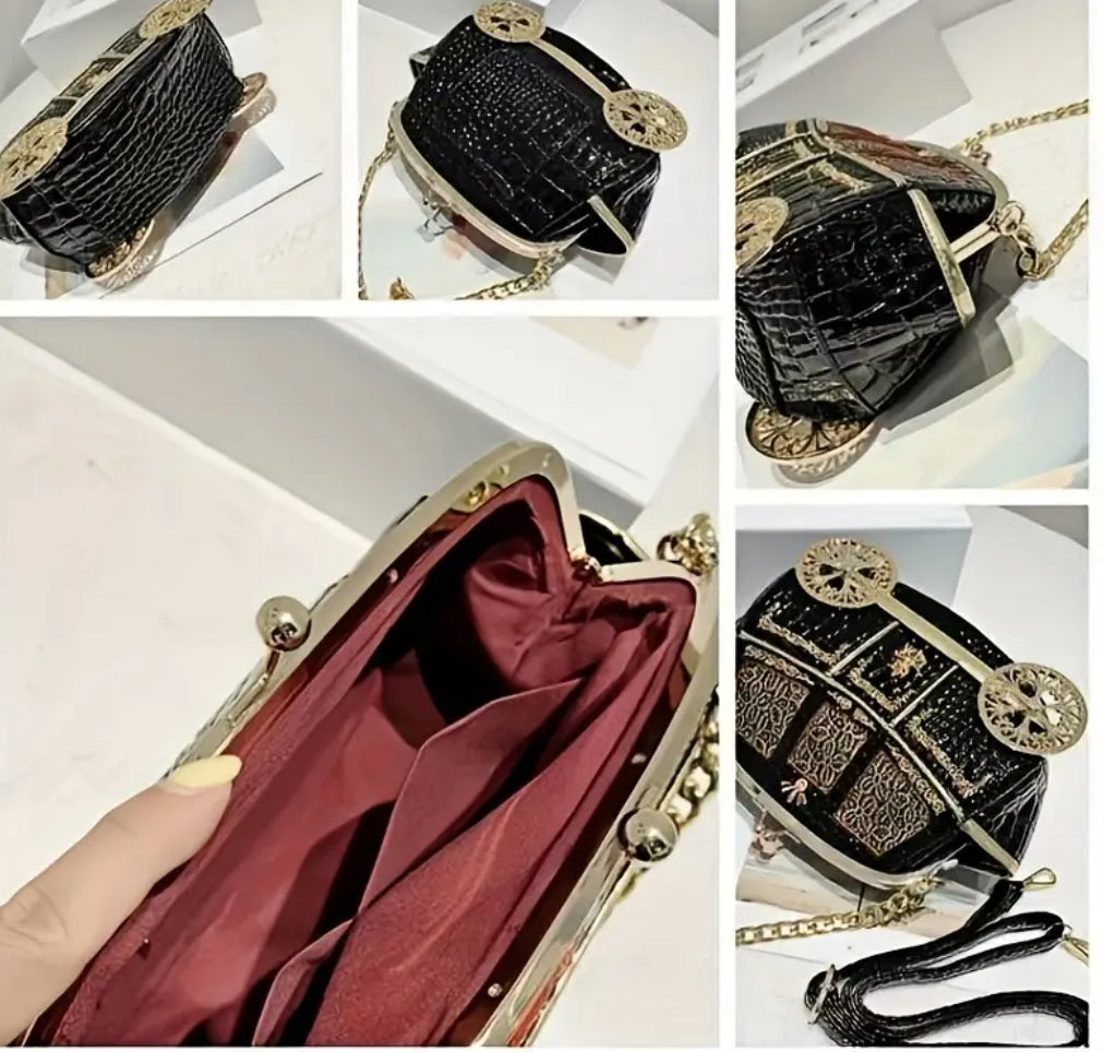 Red Carriage Handbag