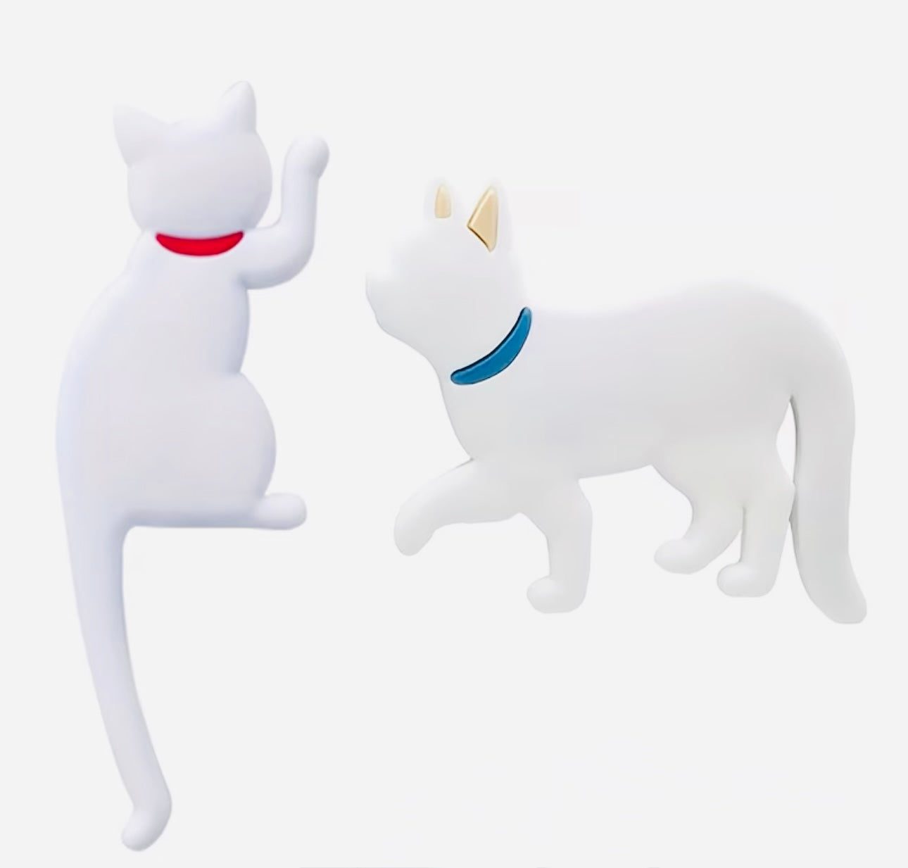 Magnetic White Cat Hook