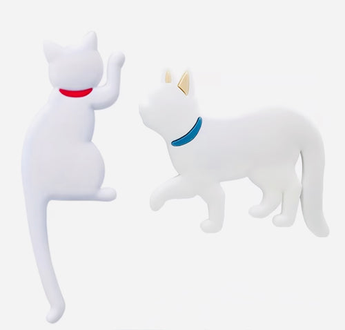 Magnetic White Cat Hook