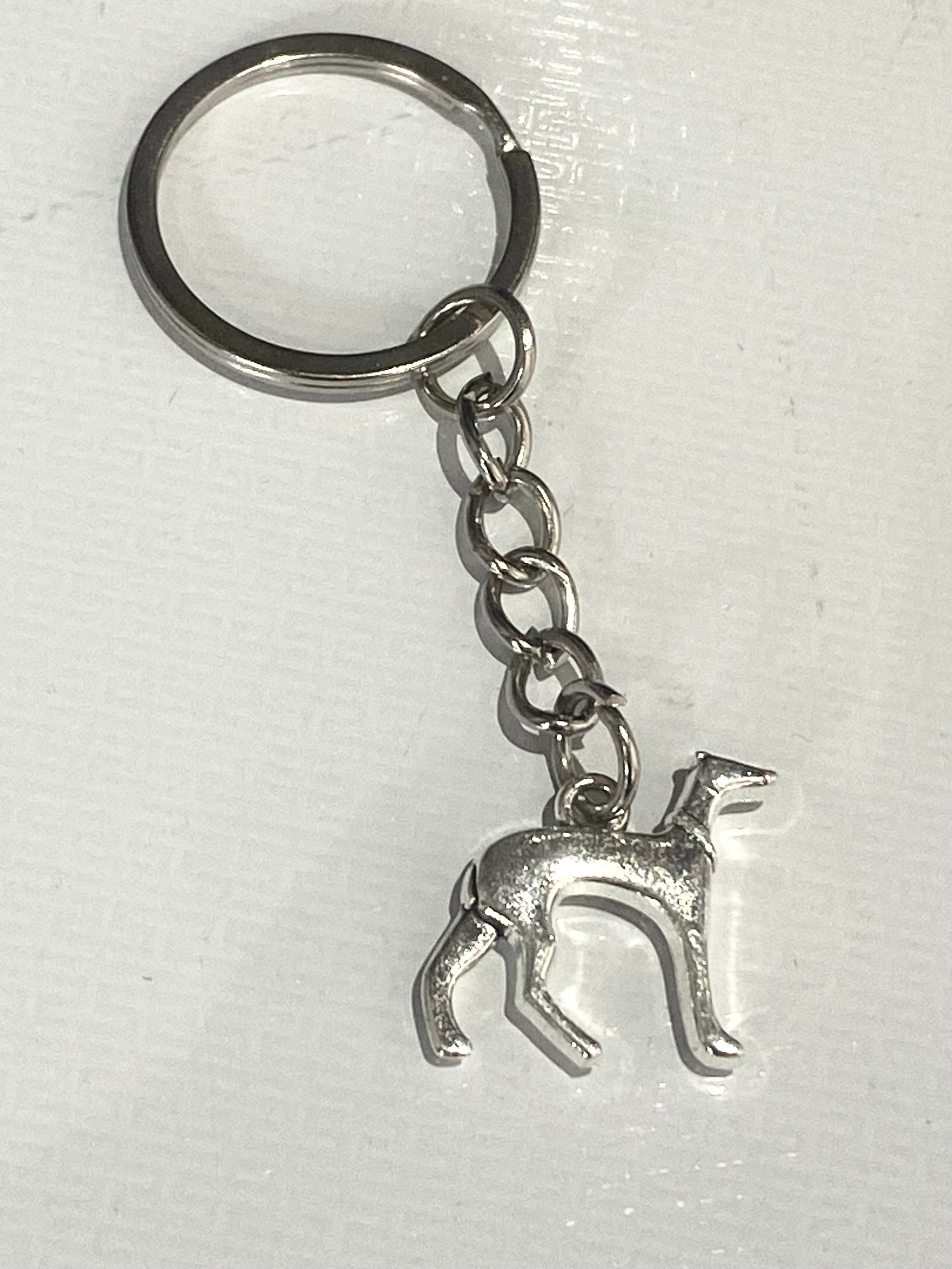 Greyhound Keychain or Bag Charm