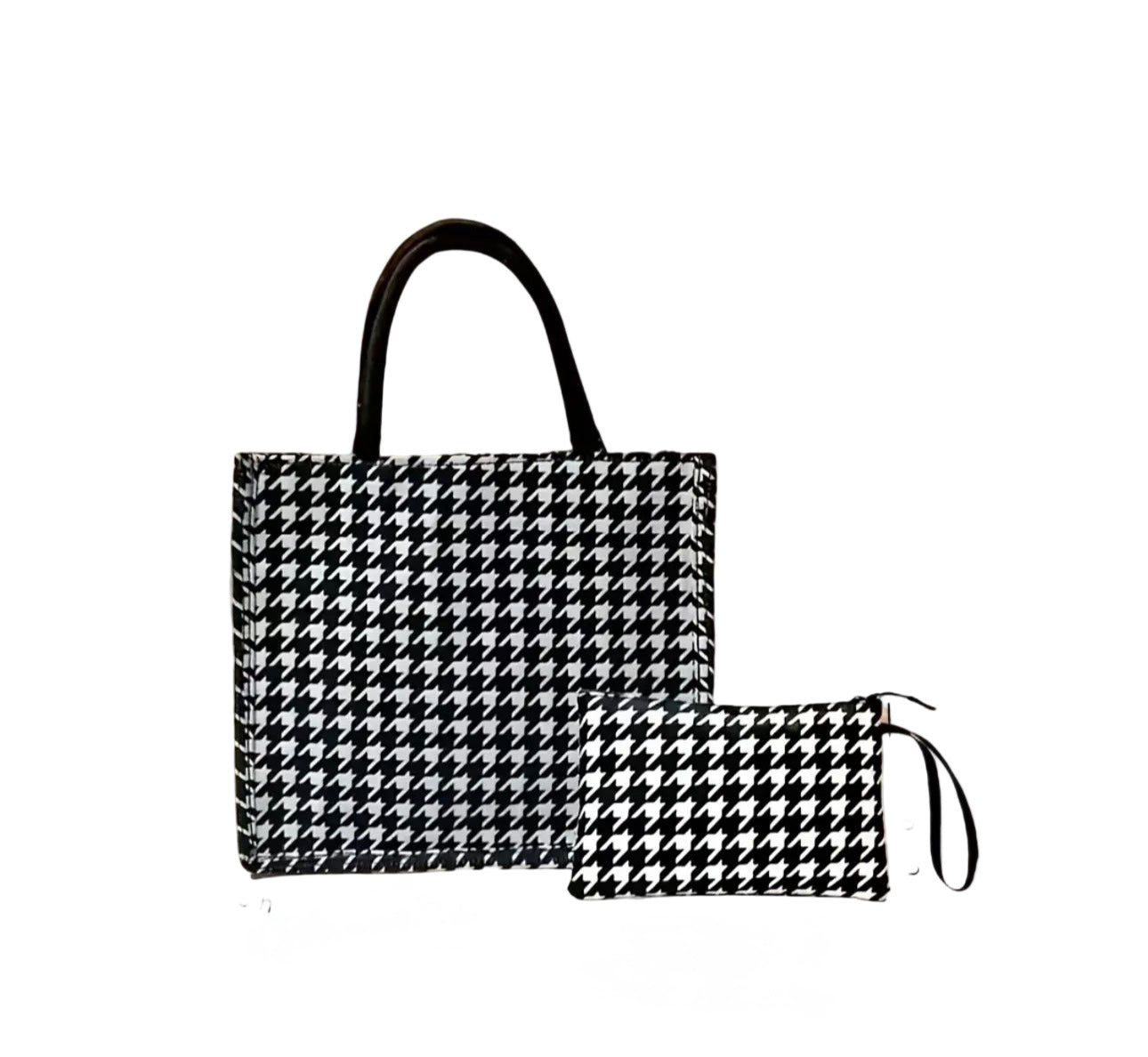 Houndstooth Bag Set