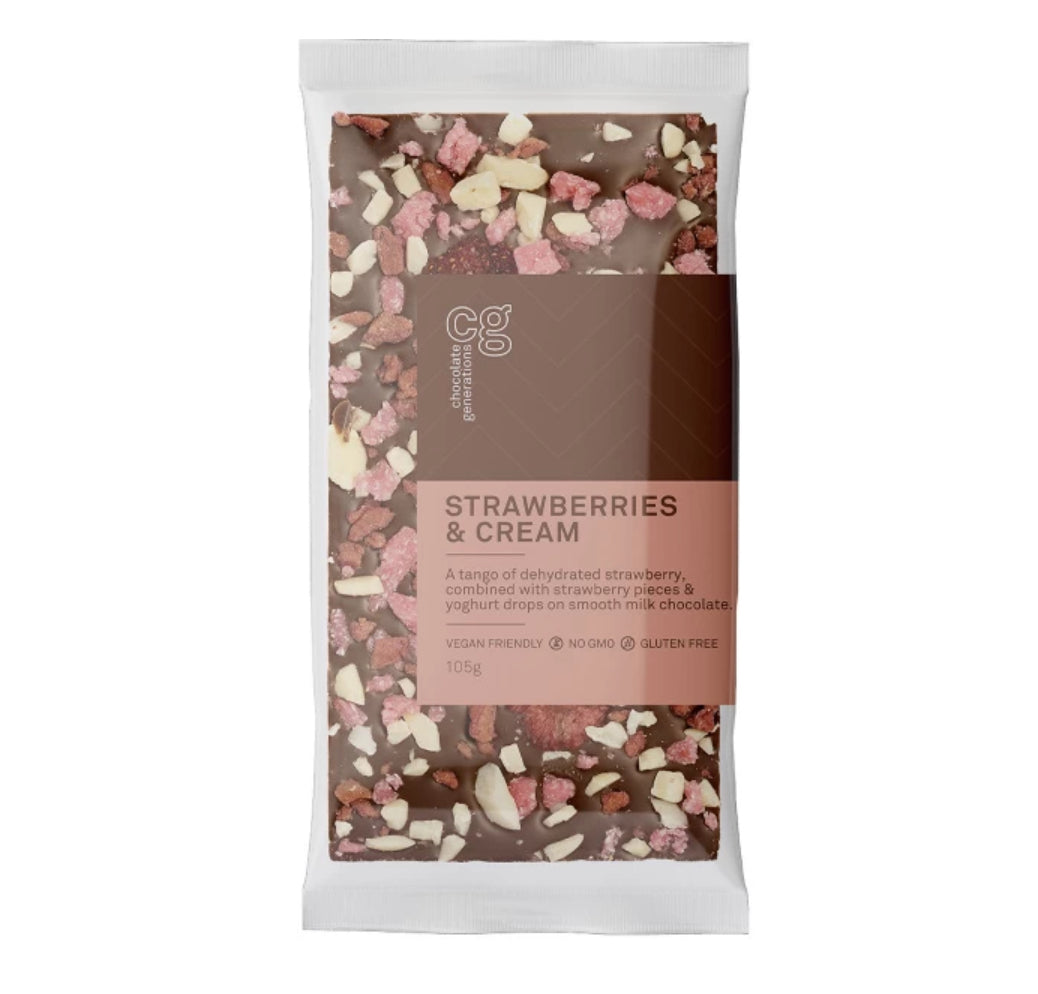 Strawberries and Cream Chocolate (GF)