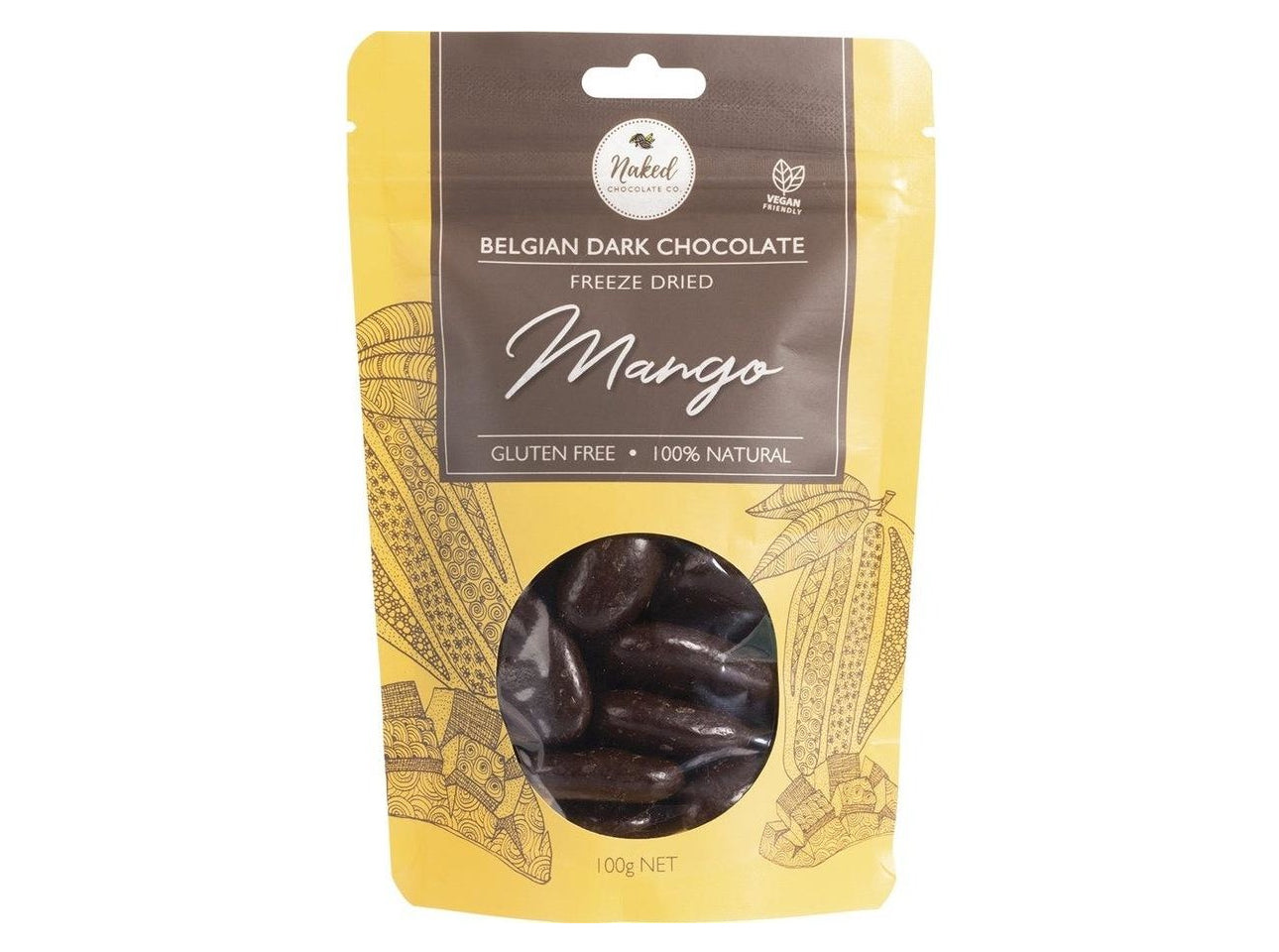 Freeze Dried Mango Dark Chocolate 100g (GF)