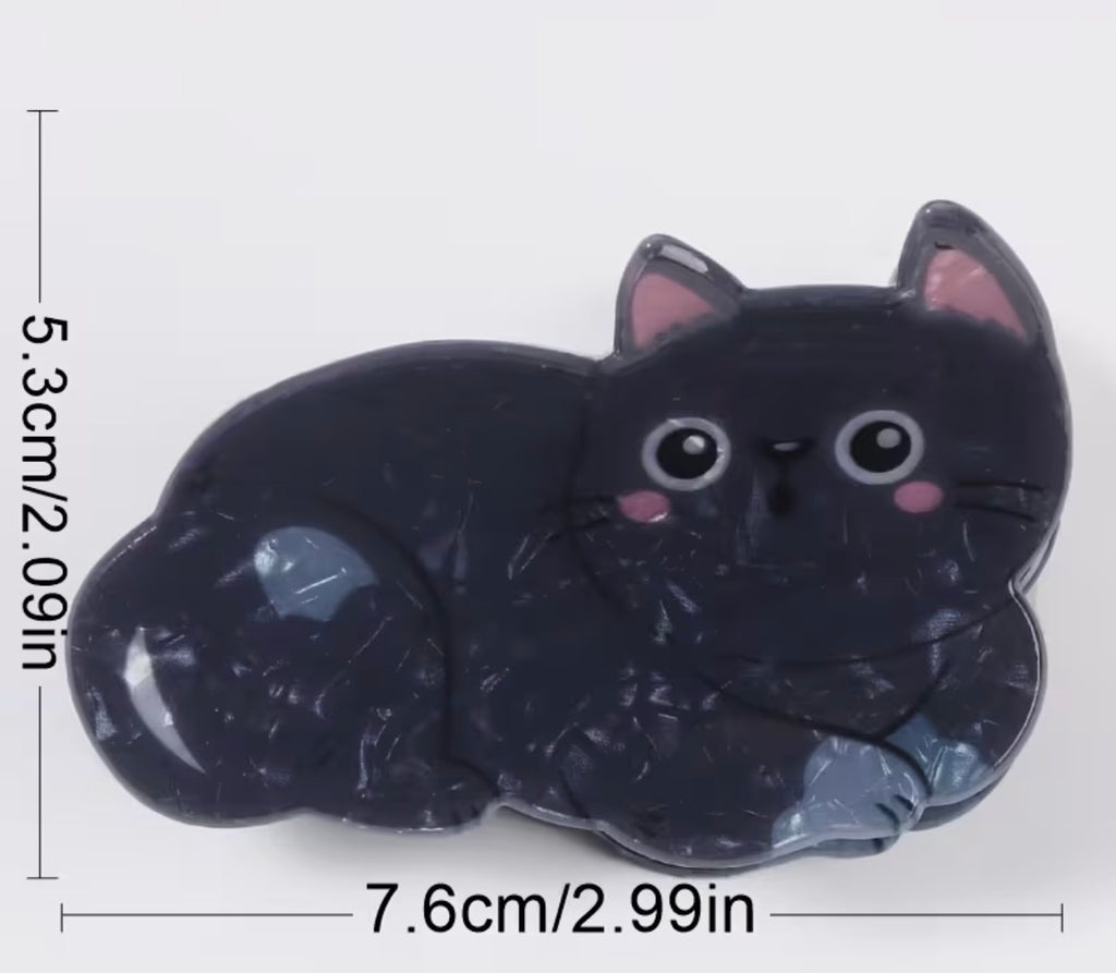 Black Cat Claw Hair Clip