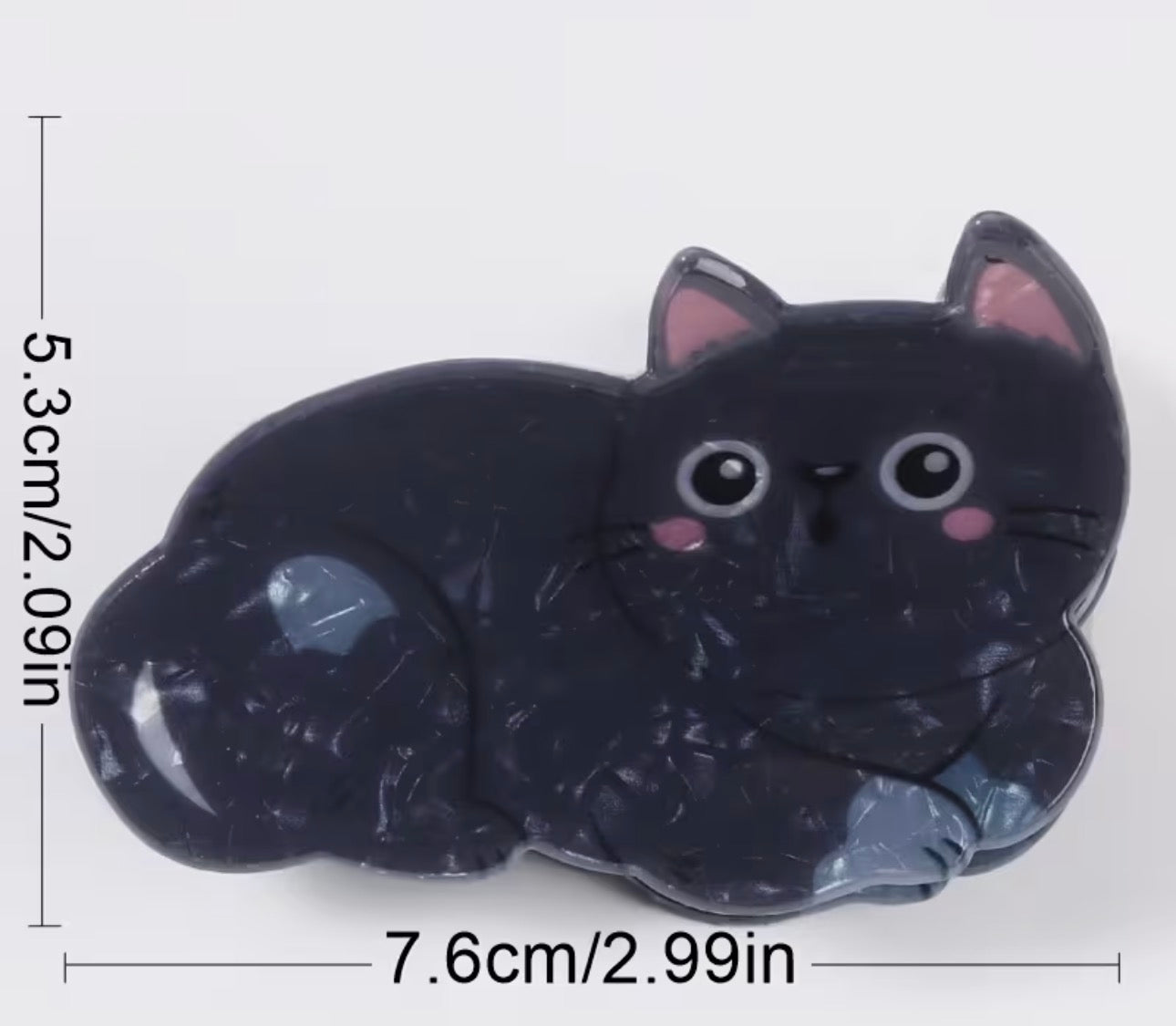 Black Cat Claw Hair Clip