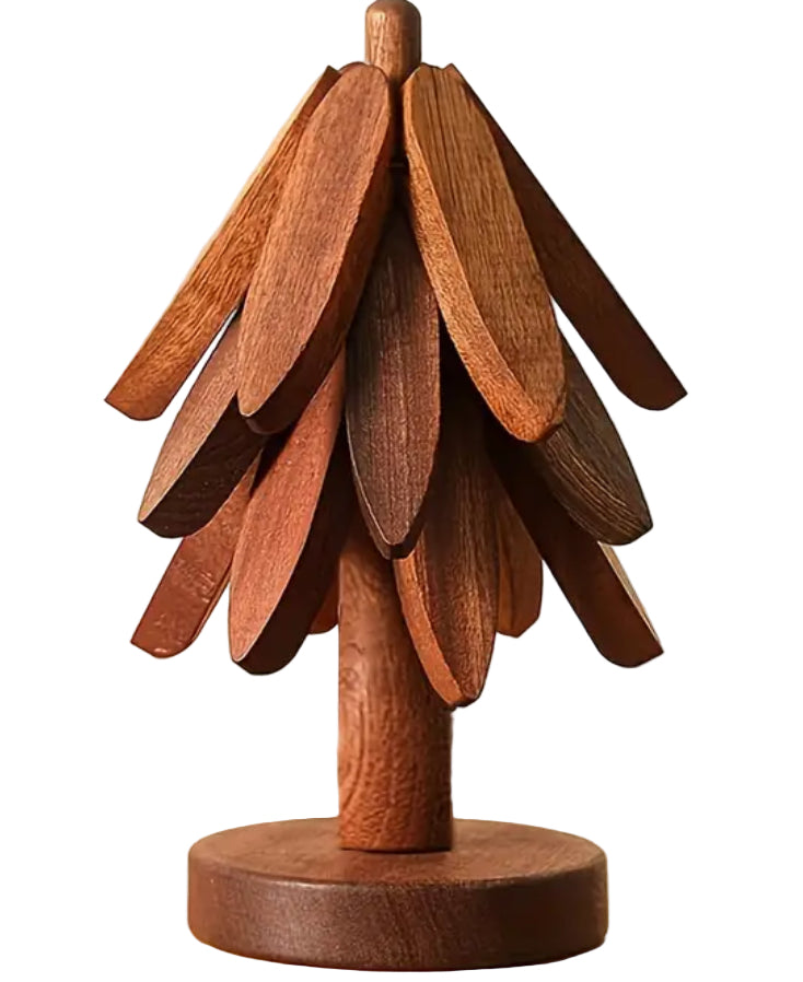 Christmas Tree with 3 Coasters