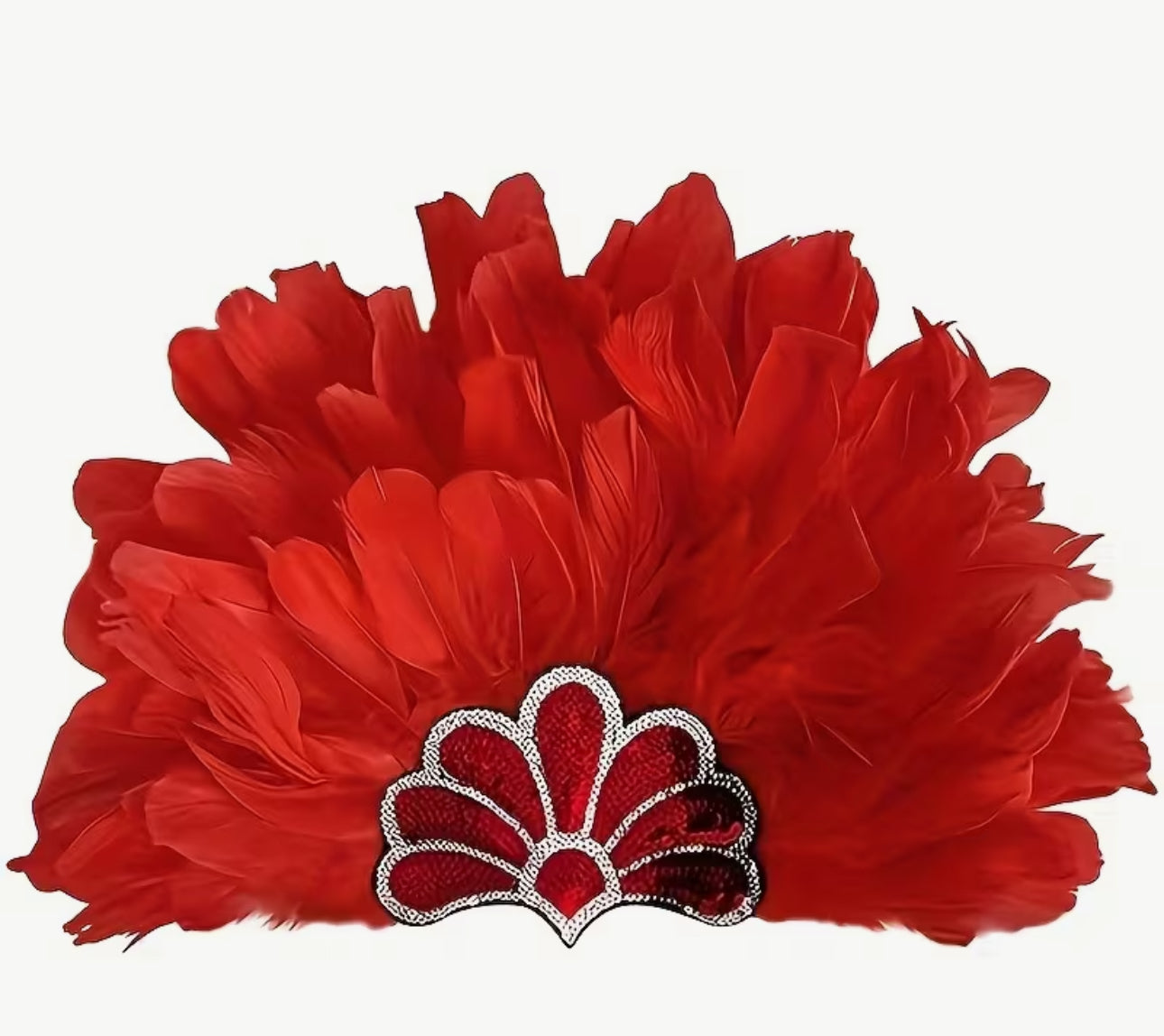 Red Feather Headpiece