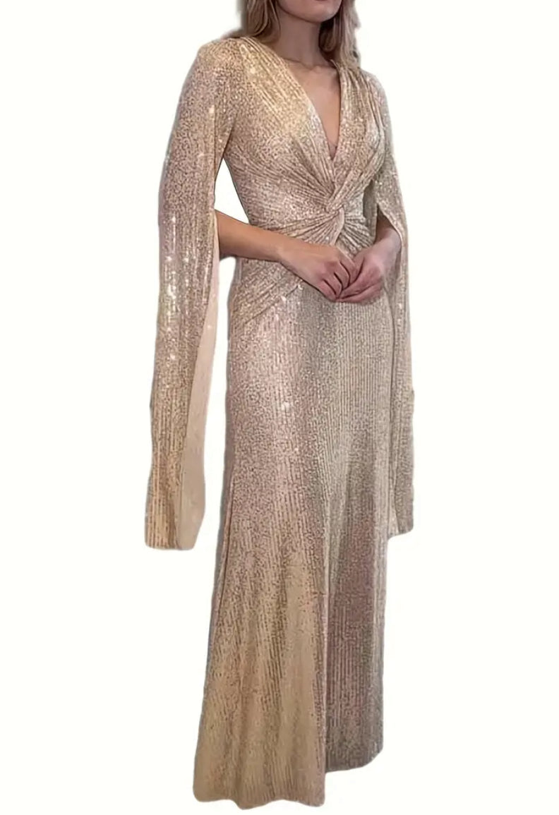 Gold Hollywood dress