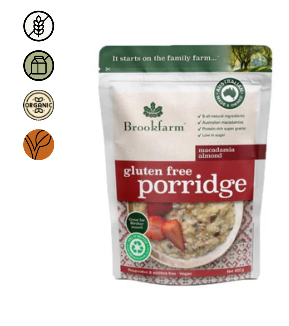 Macadamia Almond Gluten Free Porridge 400g