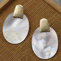 Stainless Steel Shell Earrings