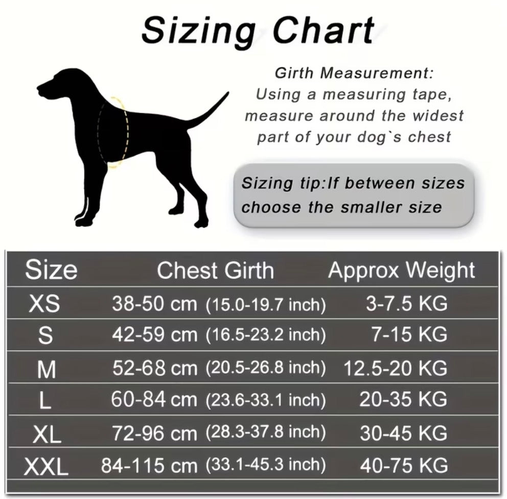 “Security Dog” Dog Harness