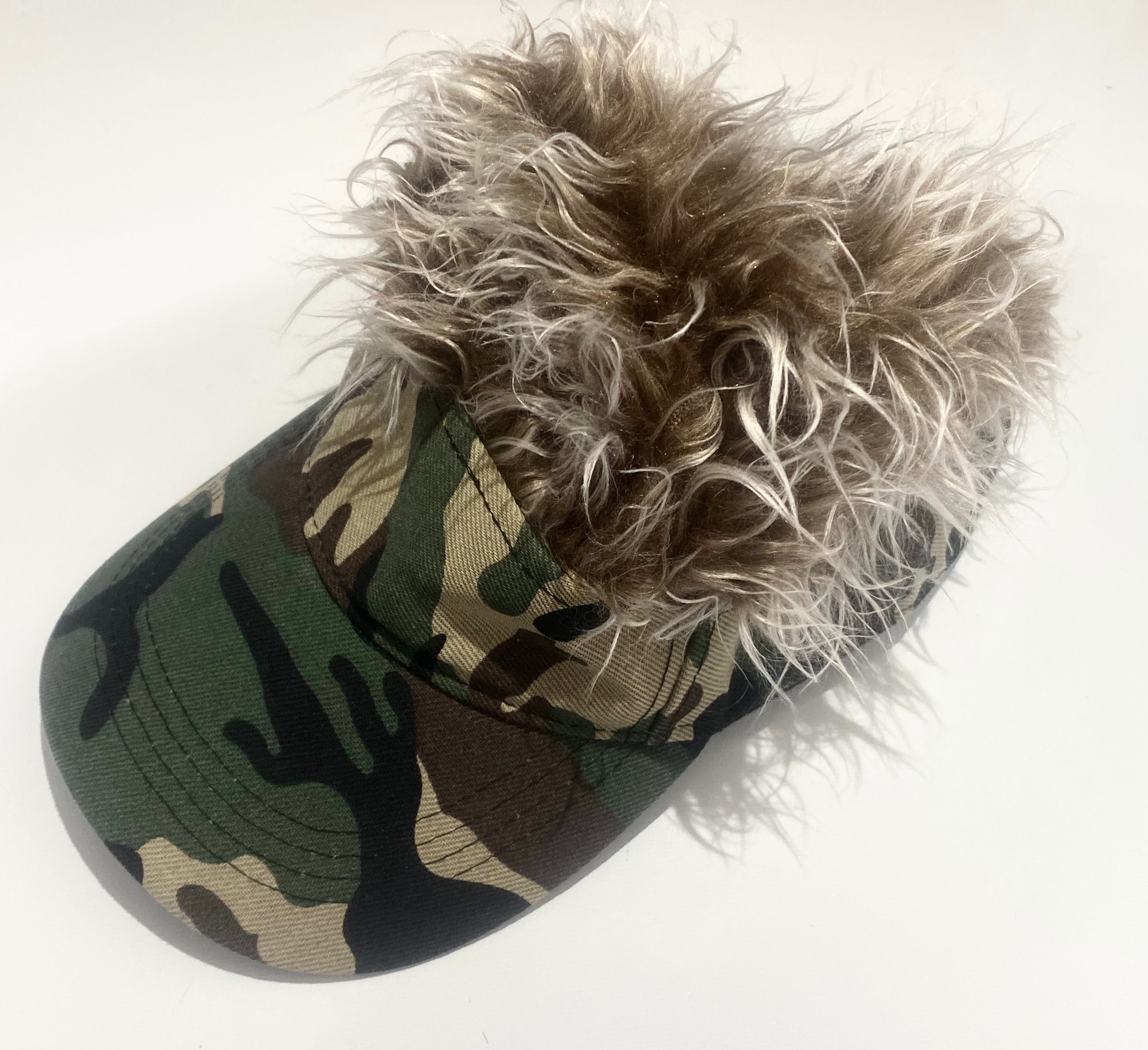 Faux Fur Army Cap