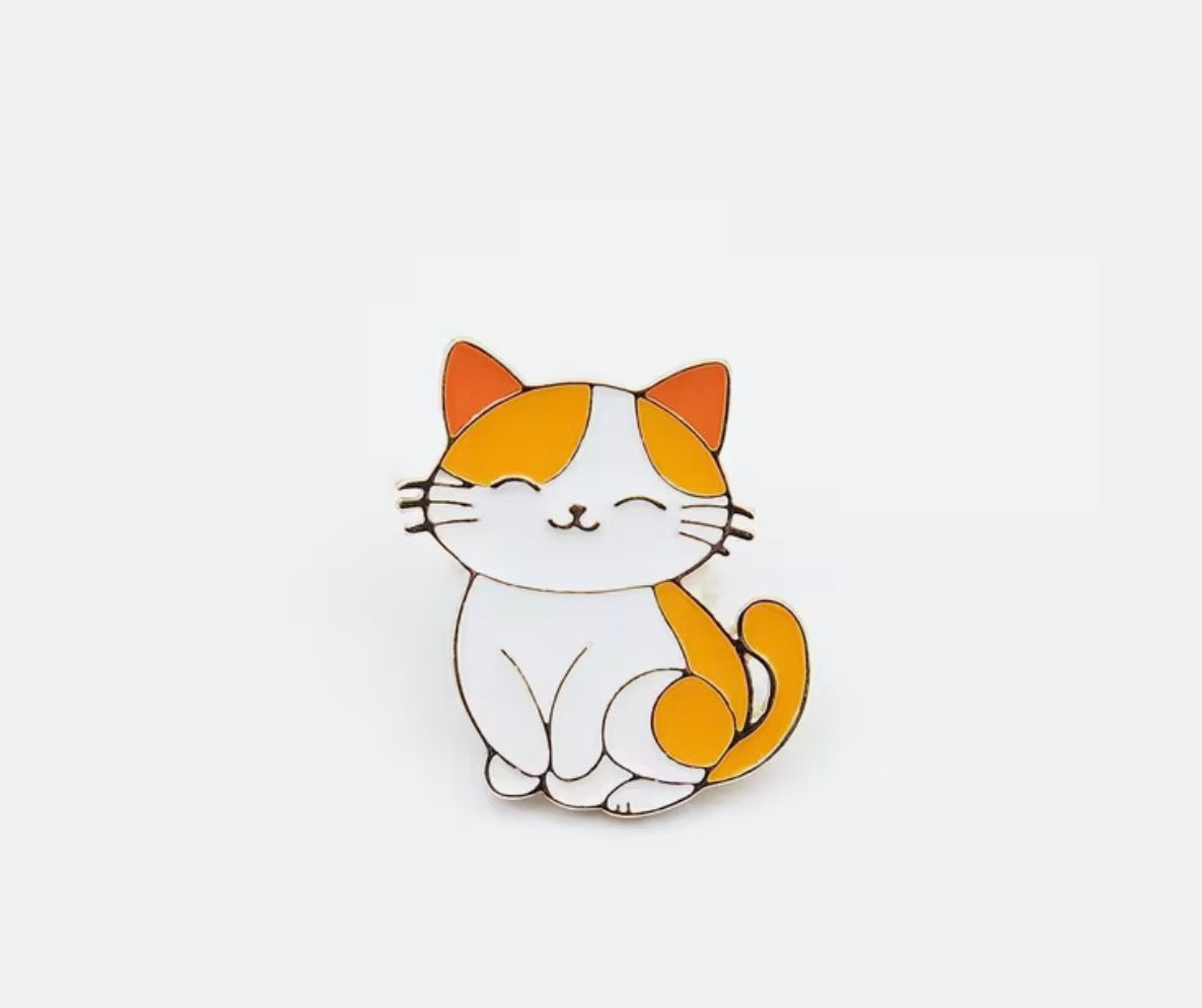 Ginger Cat brooch