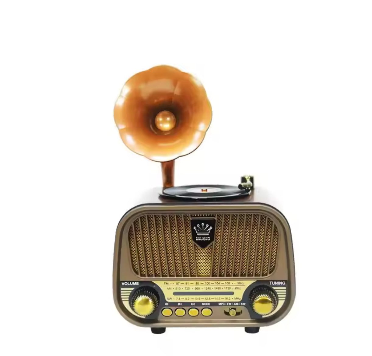 Portable FM Radio Bluetooth Speaker